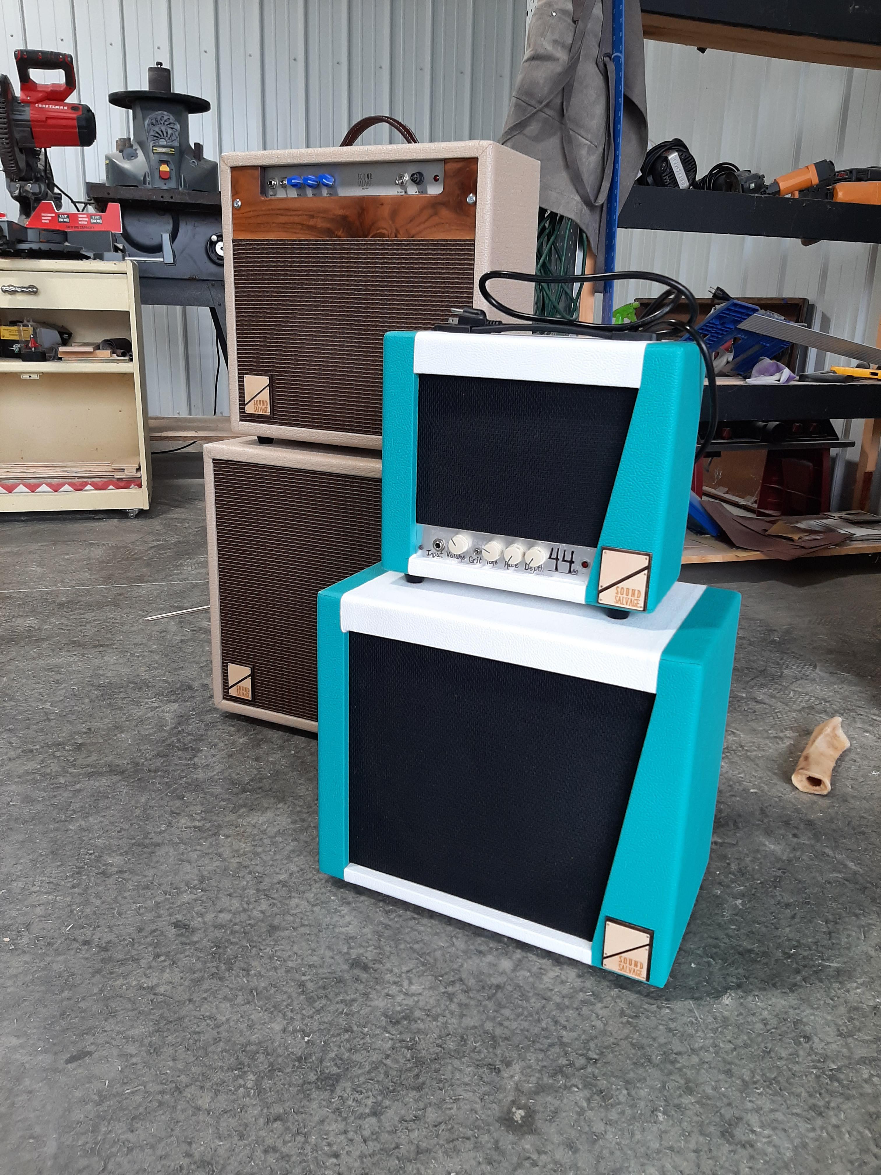 Another Conversion Guitar Amp. Hammond AO44. 1×5" Jensen Combo W/ 1×12