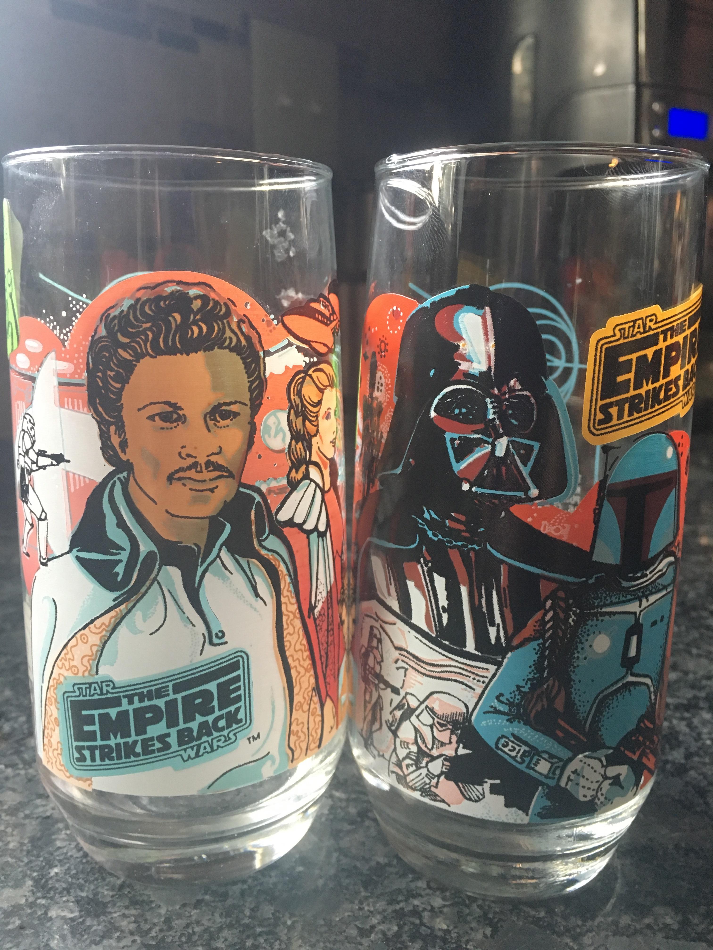 Burger King Star Wars Glasses Empire Strikes Back Burger Poster