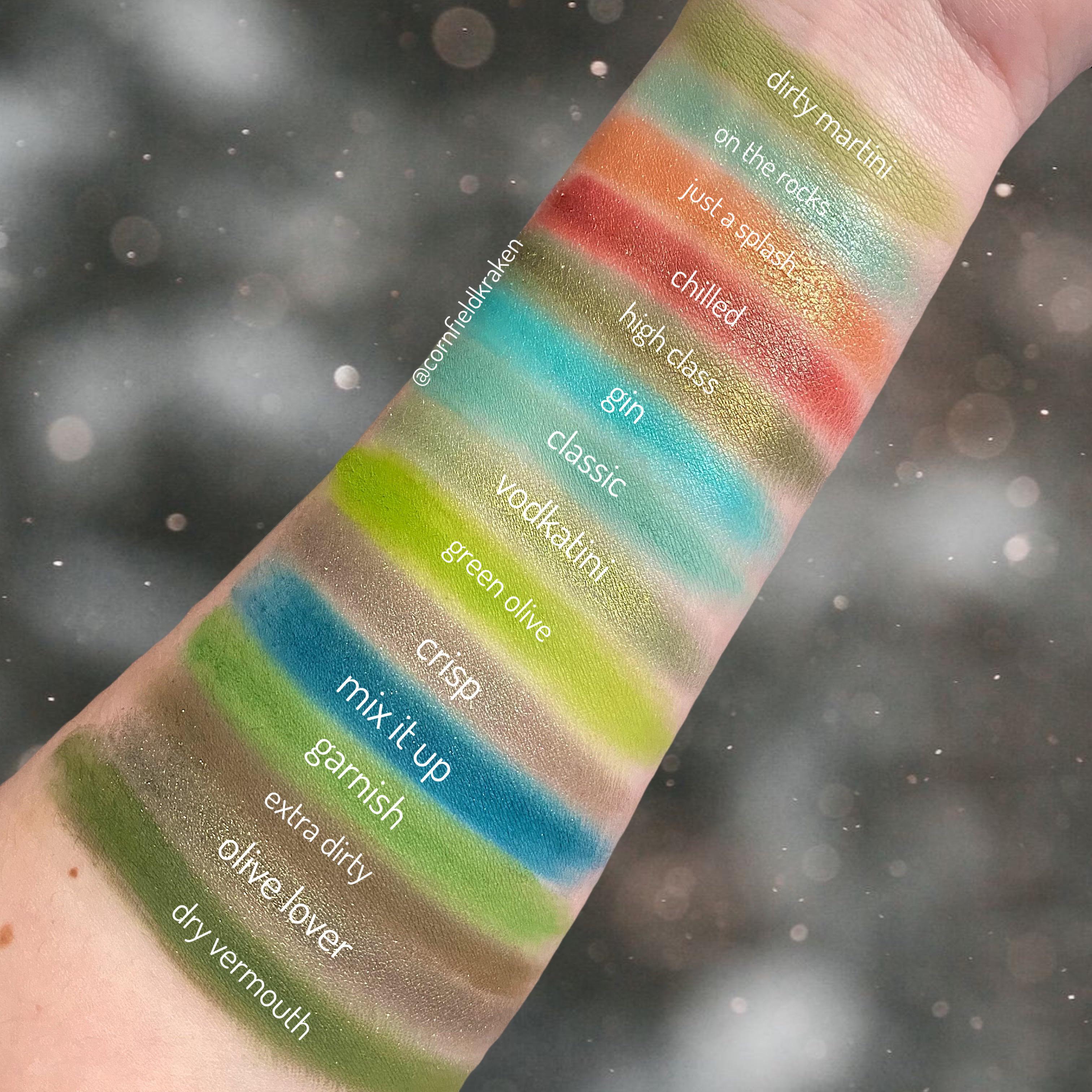 Glamlite Dirty Martini Palette r/swatchitforme