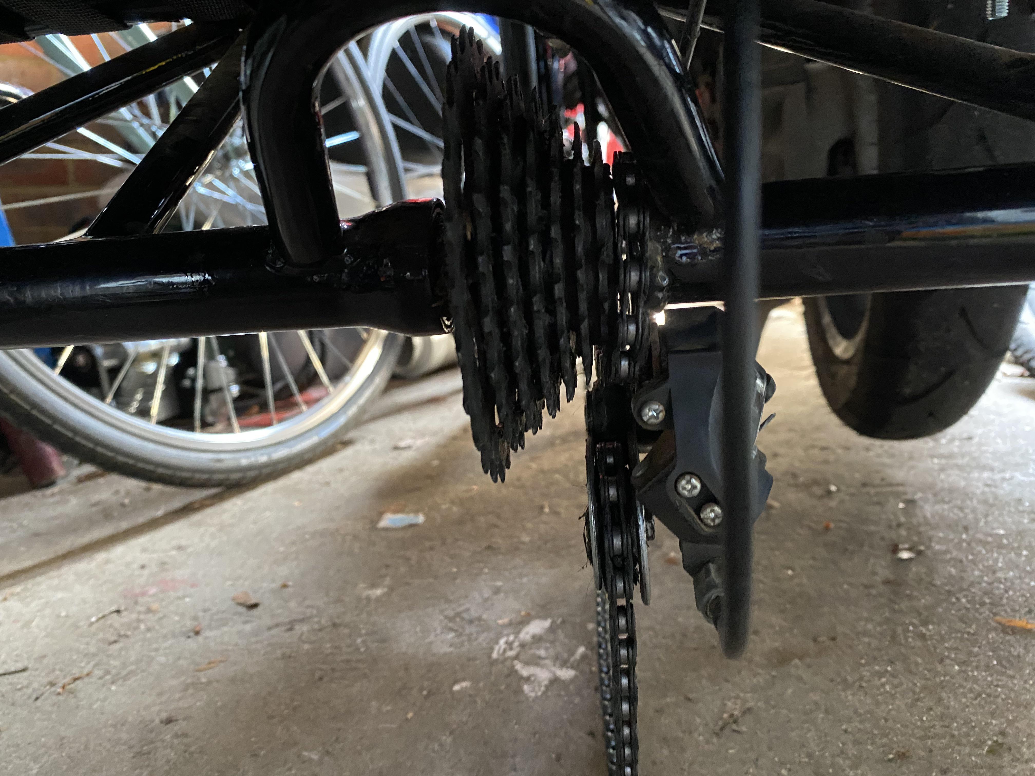 Converting a 7 speed trike to single speed? : r/bikewrench