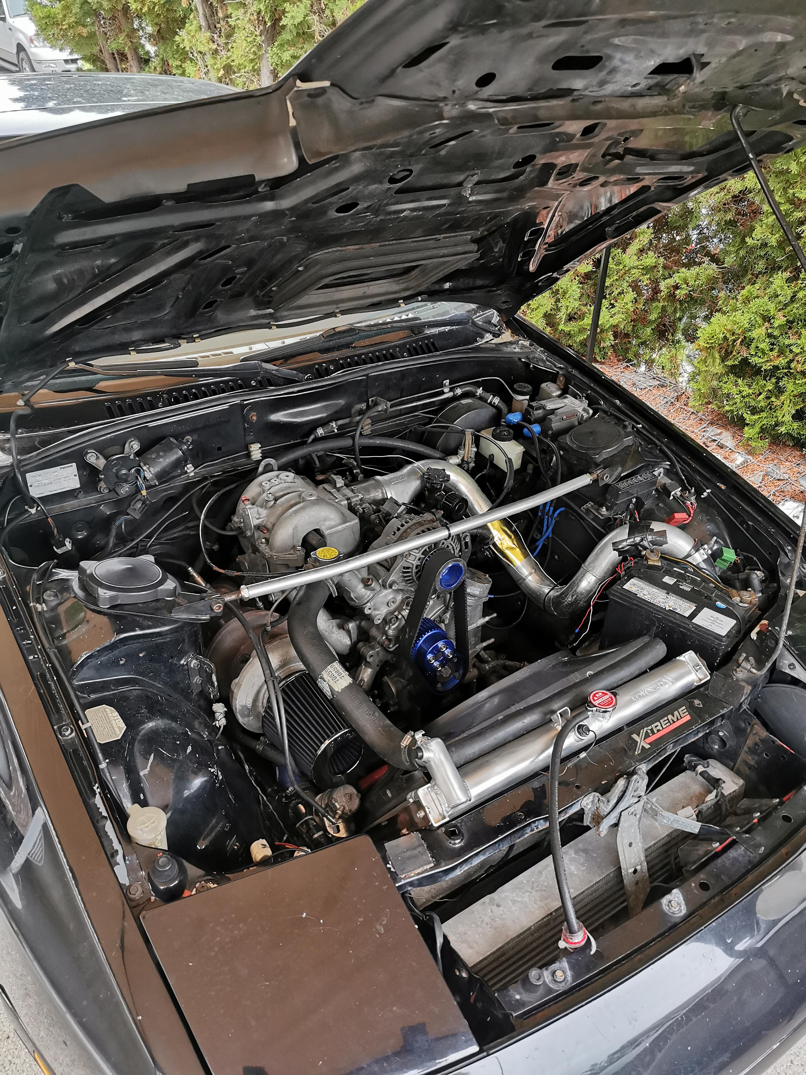 I replaced my radiator, thermostat, water pump, rad hoses, and coolant