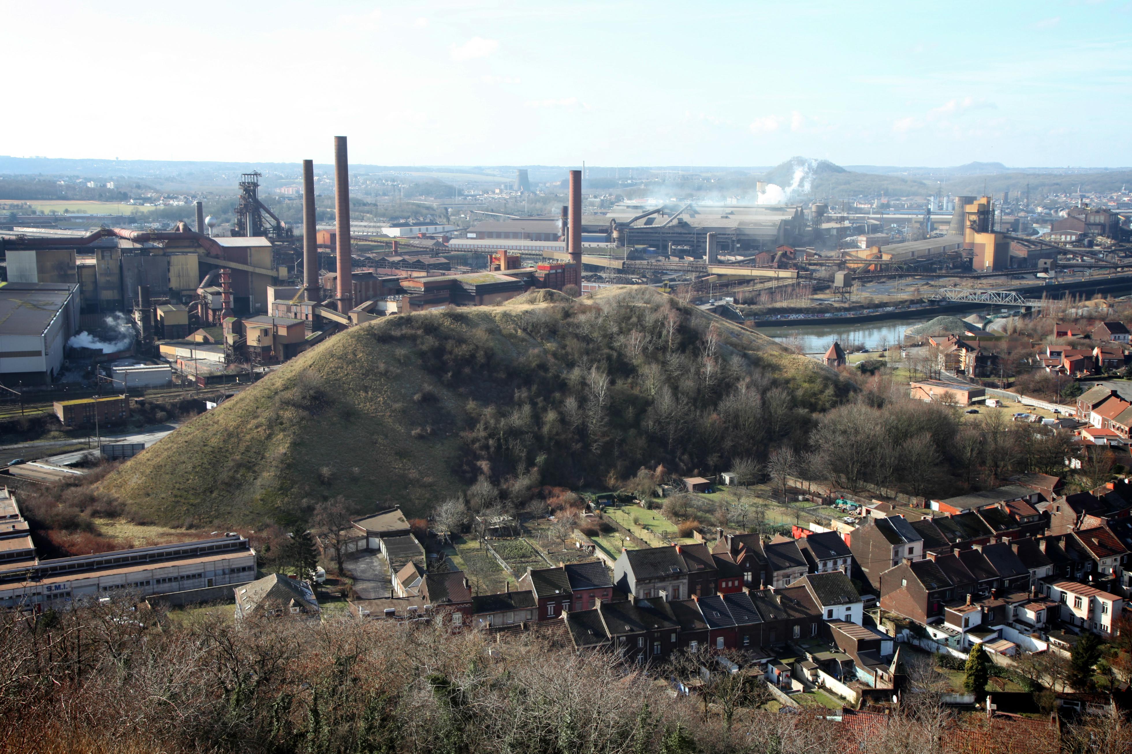 Charleroi, Belgium. It has a reputation for being the ugliest city in