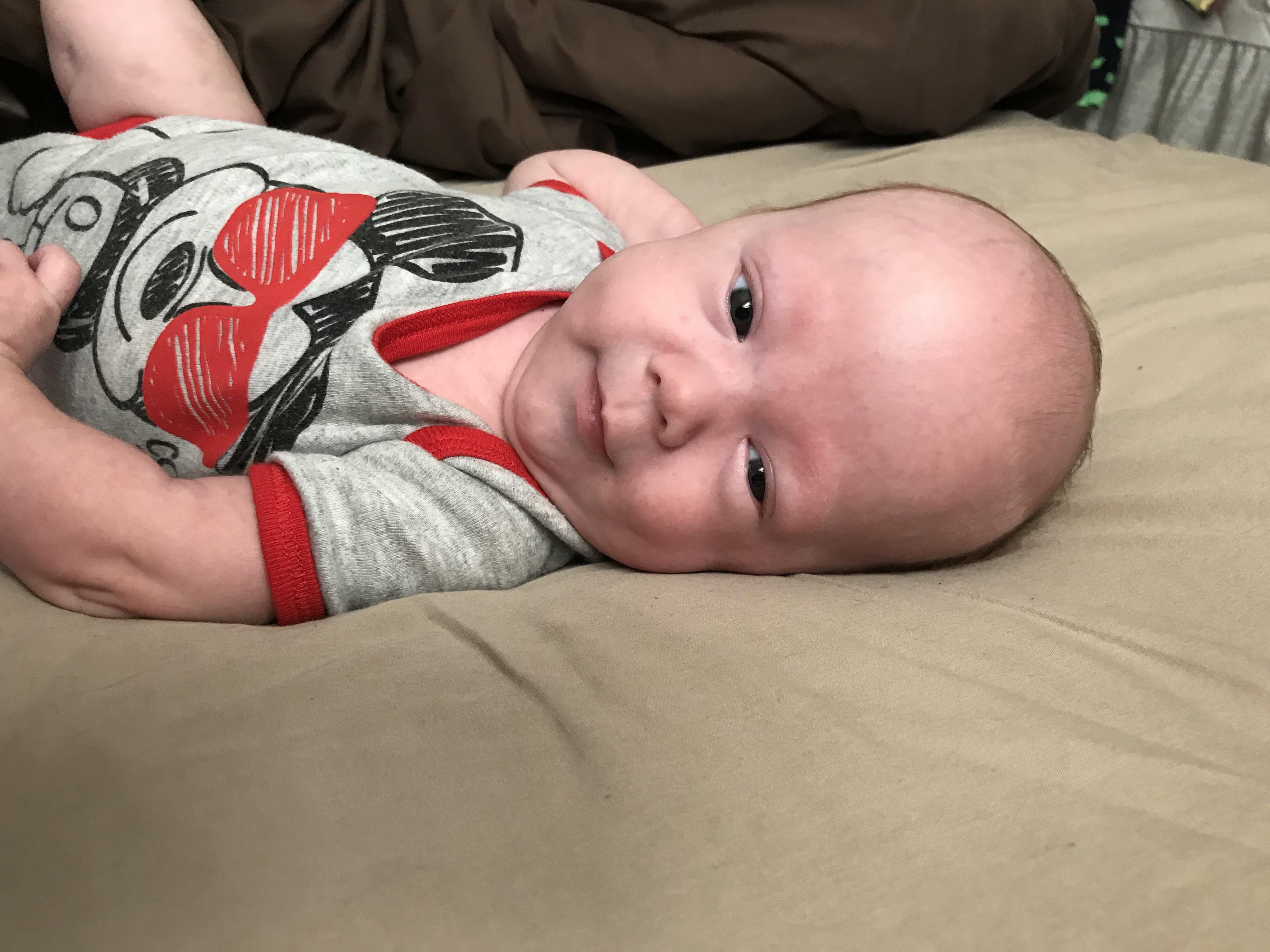 My son just turned 4 months old today and broke the 10 pound mark! It’s