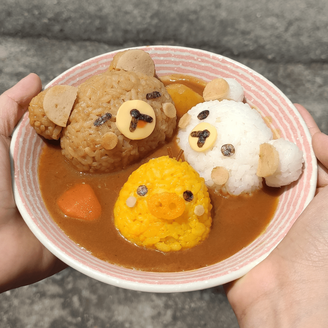 [Homemade] Rilakkuma Japanese Curry Rice r/food