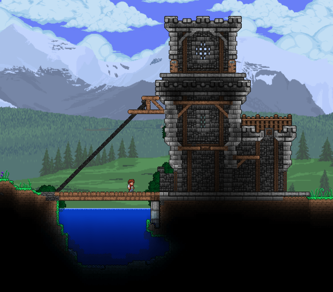 Castle gate r/Terraria