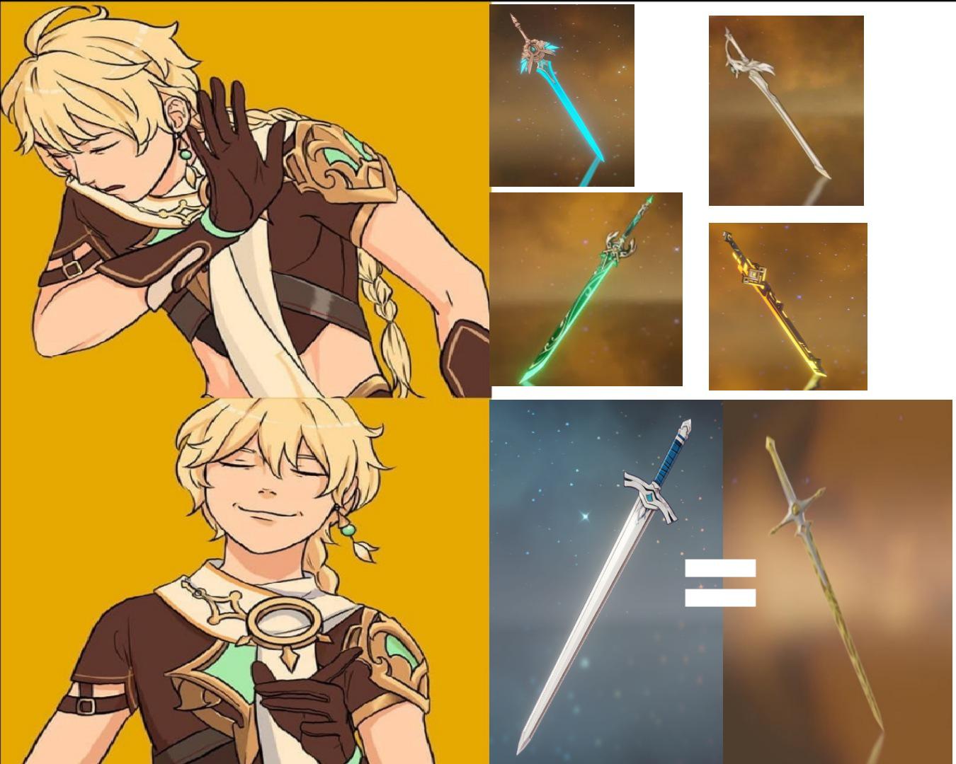 Reasons why he chooses the dull blade over any other sword. r/Aether