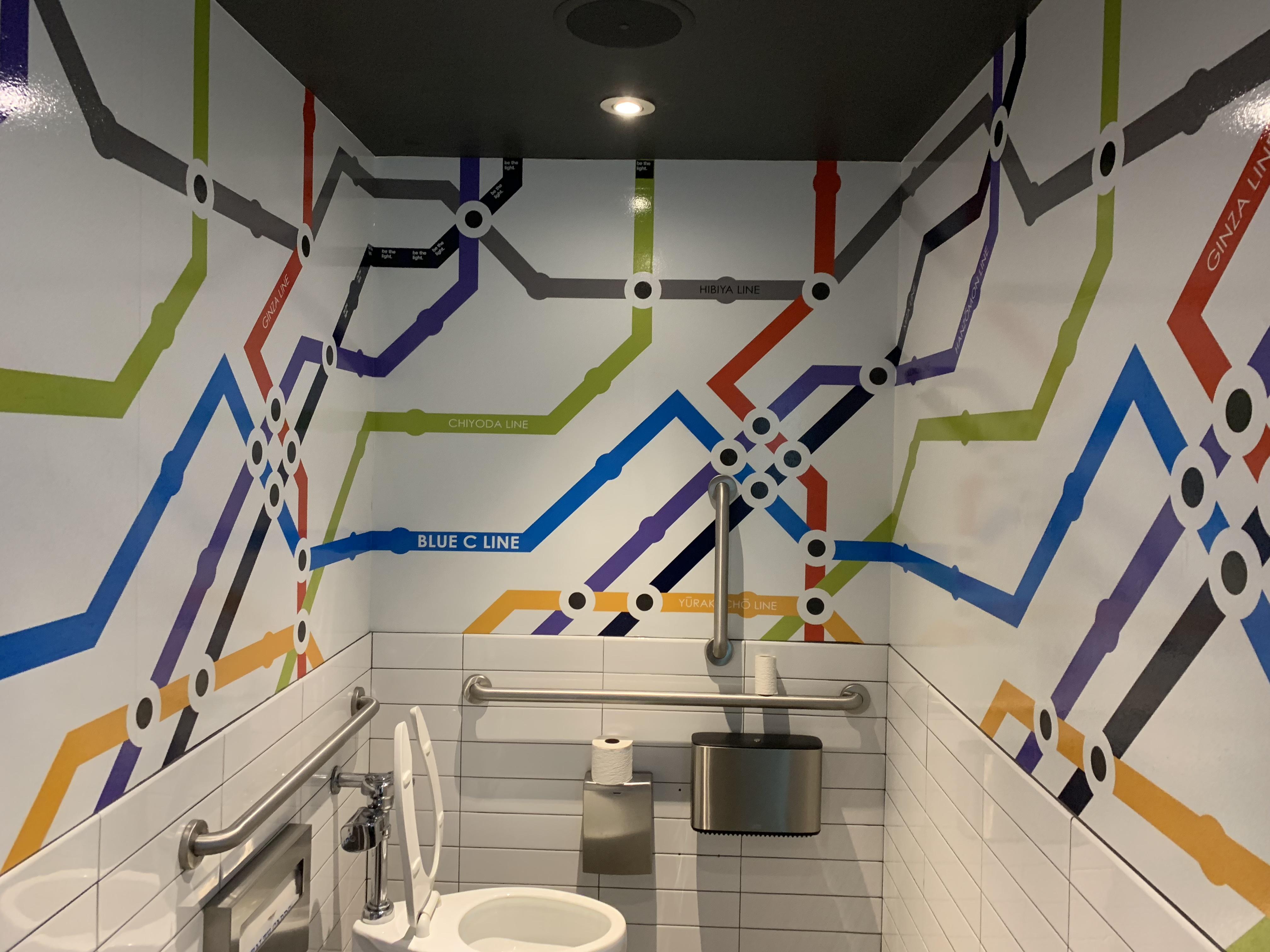 Saw this bathroom in Seattle r/MiniMetro