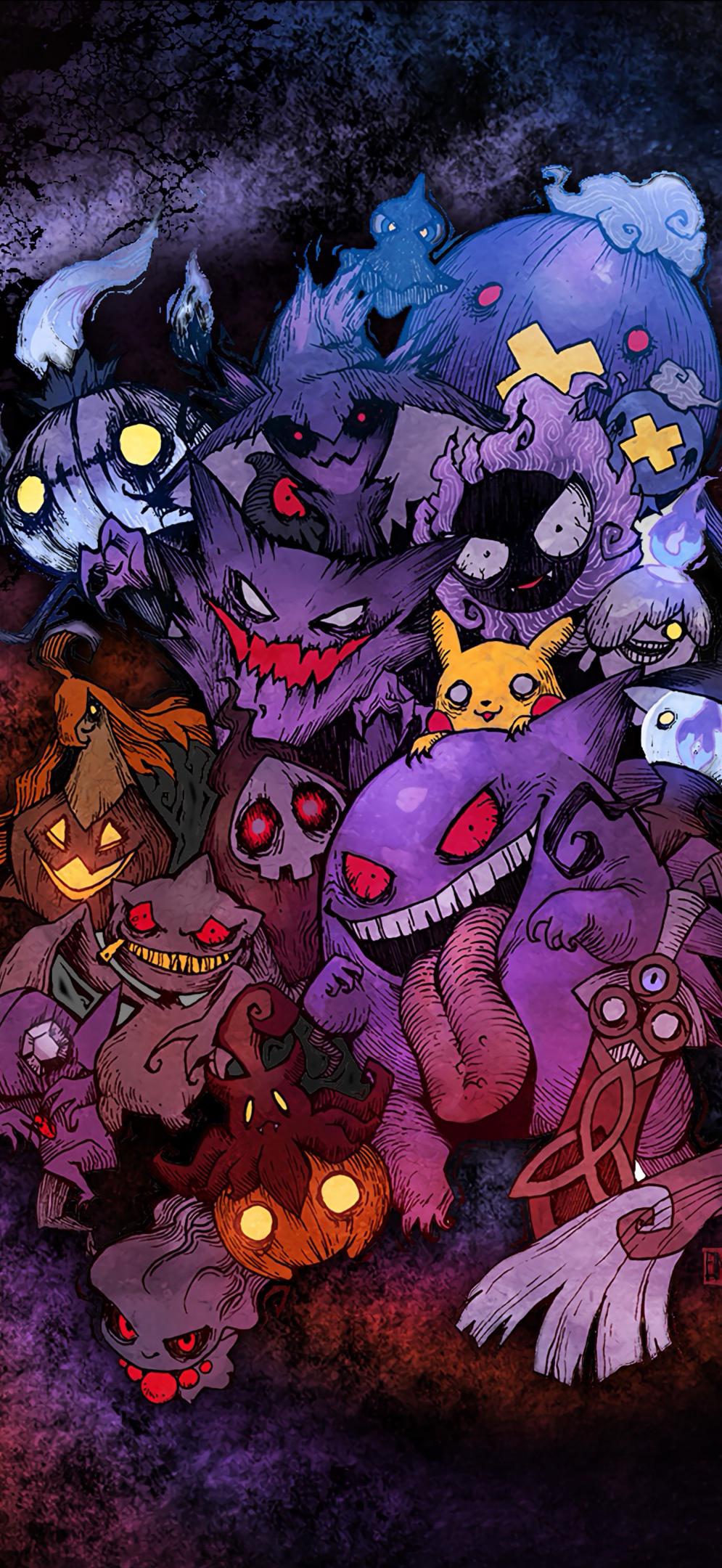 Ghost type Pokemon wallpaper MobileWallpaper