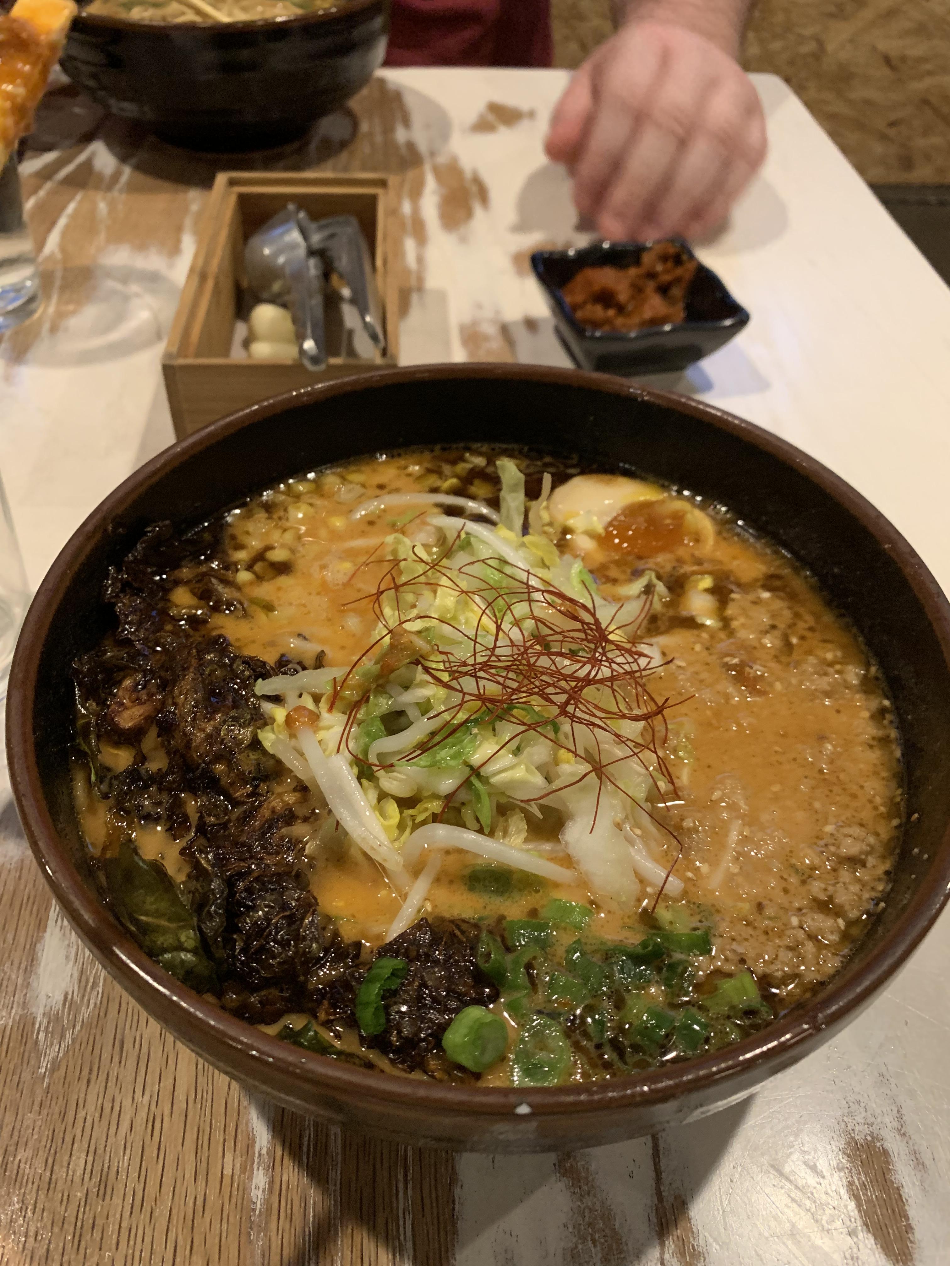 miso hot Ramen TatsuYa Houston, TX r/ramen