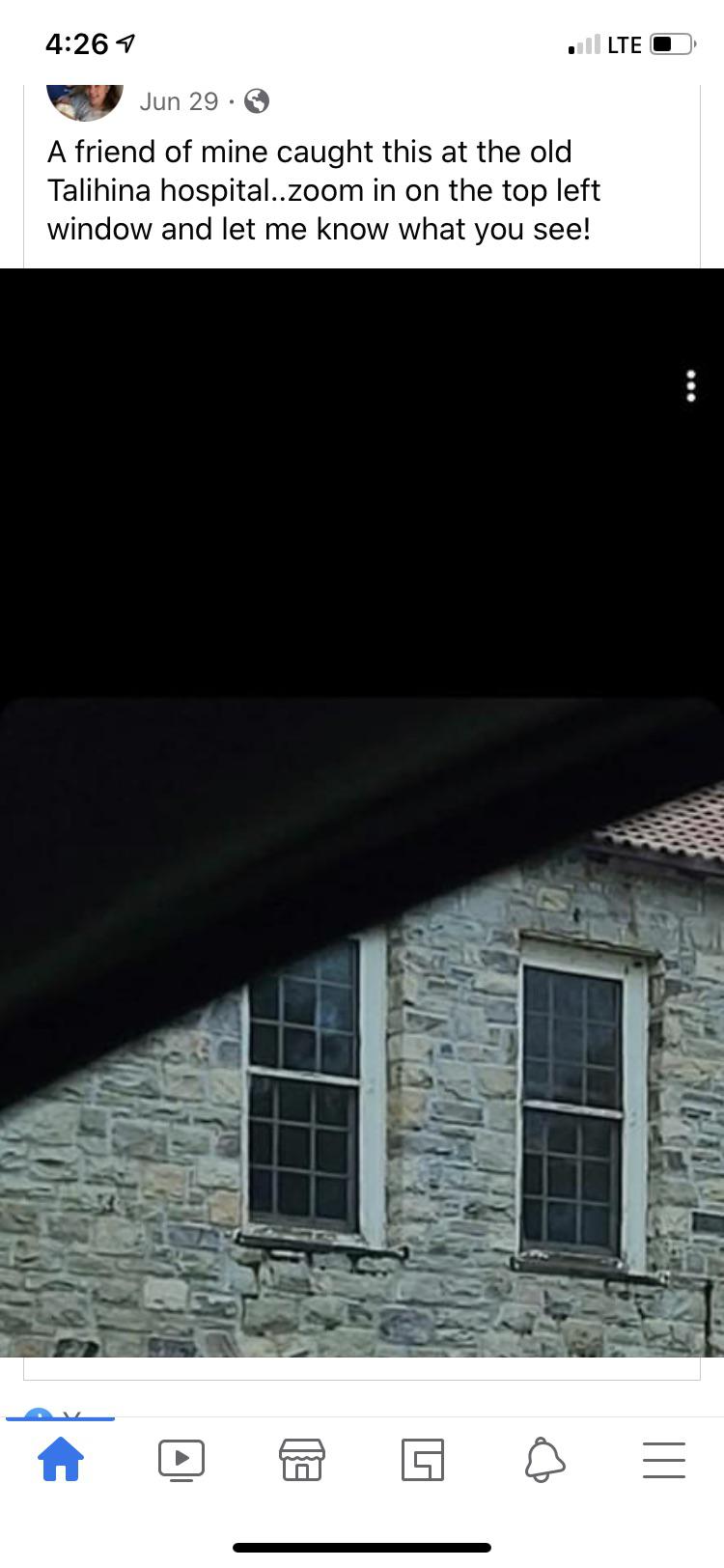 Apparition in the old talihina hospital in Talihina Oklahoma r