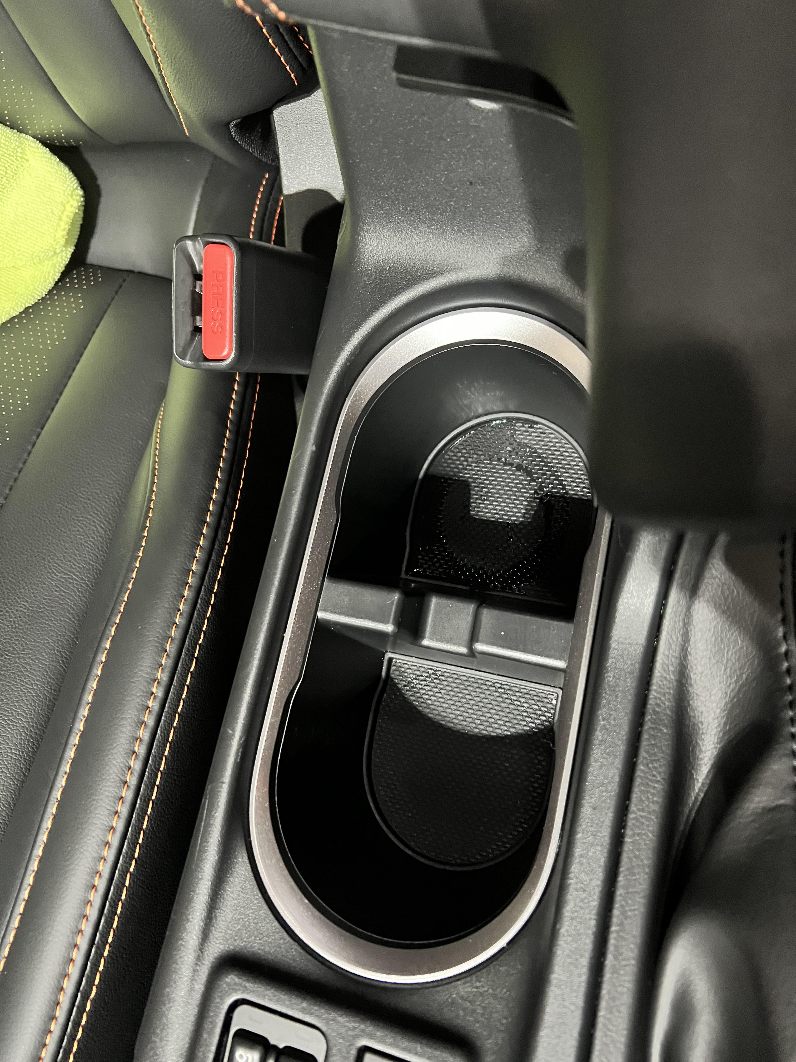 2021 Subaru Crosstrek my cup holder does not hold a drink very well am