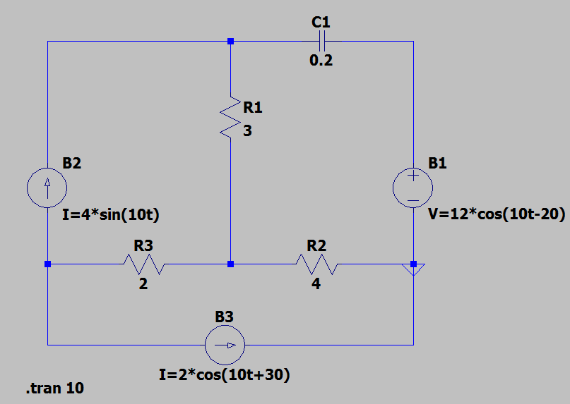 Find the Power consumption of the resistors (AC) LTspice ECE