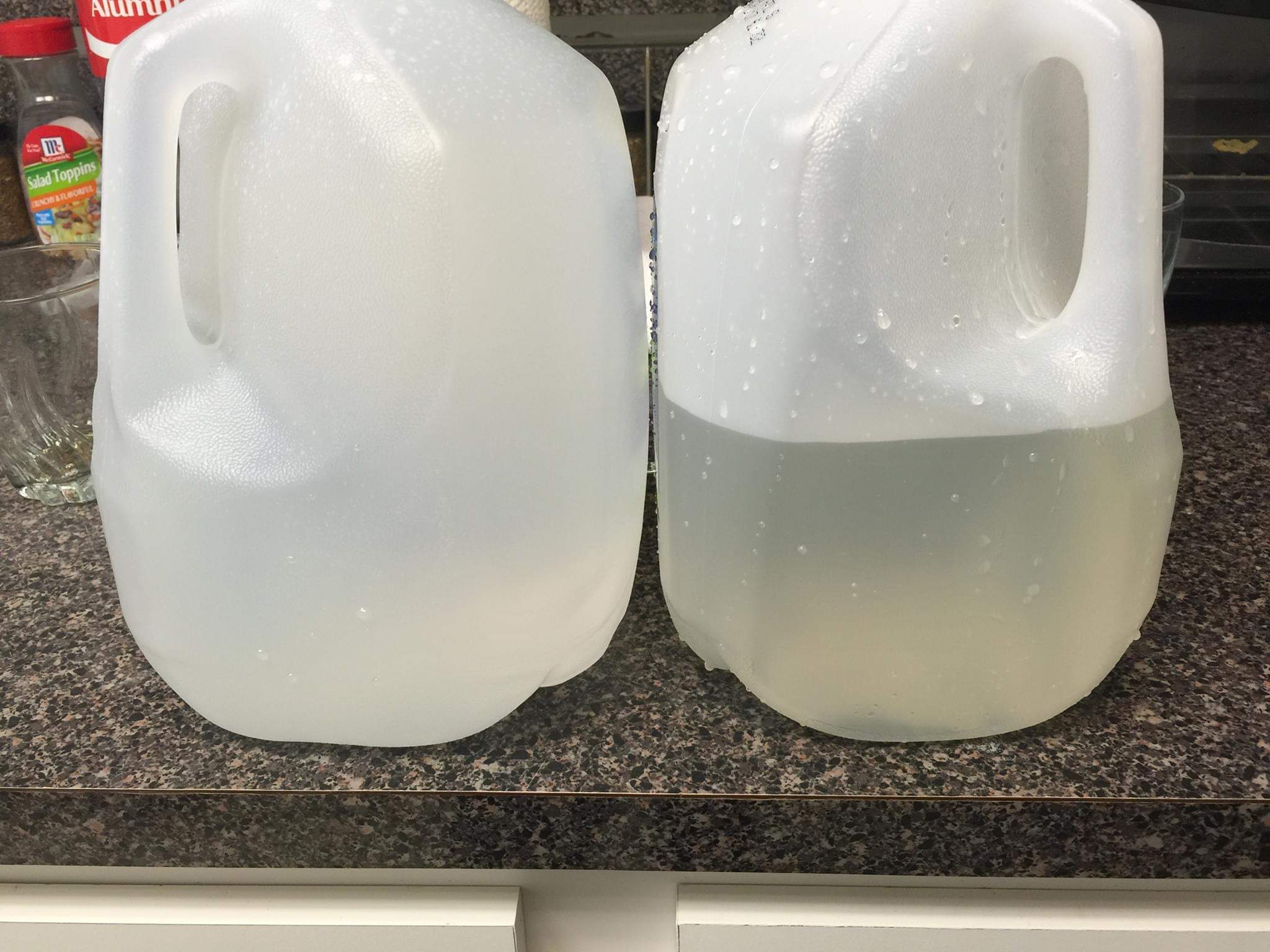 South Florida tap water vs bottled water. r/mildlyinteresting