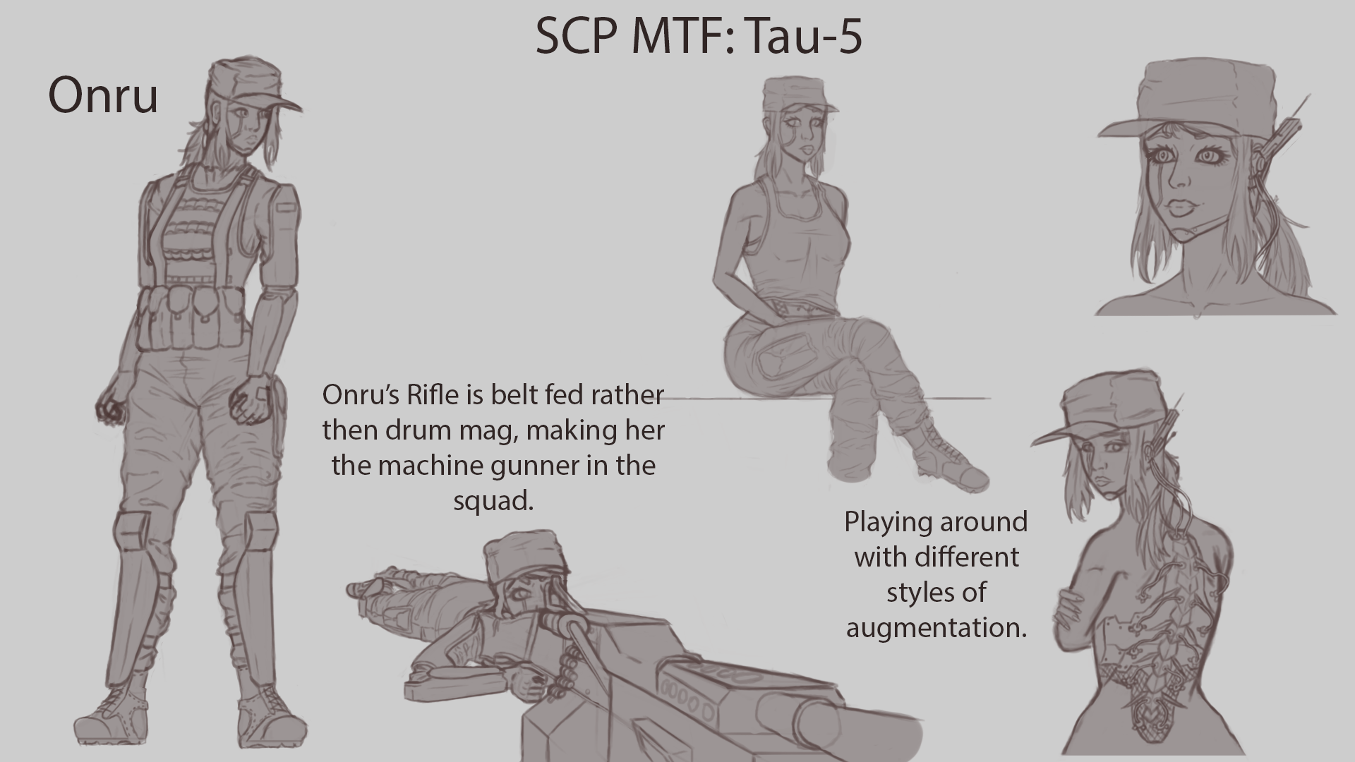TAU5 Onru Concept sketches SCP