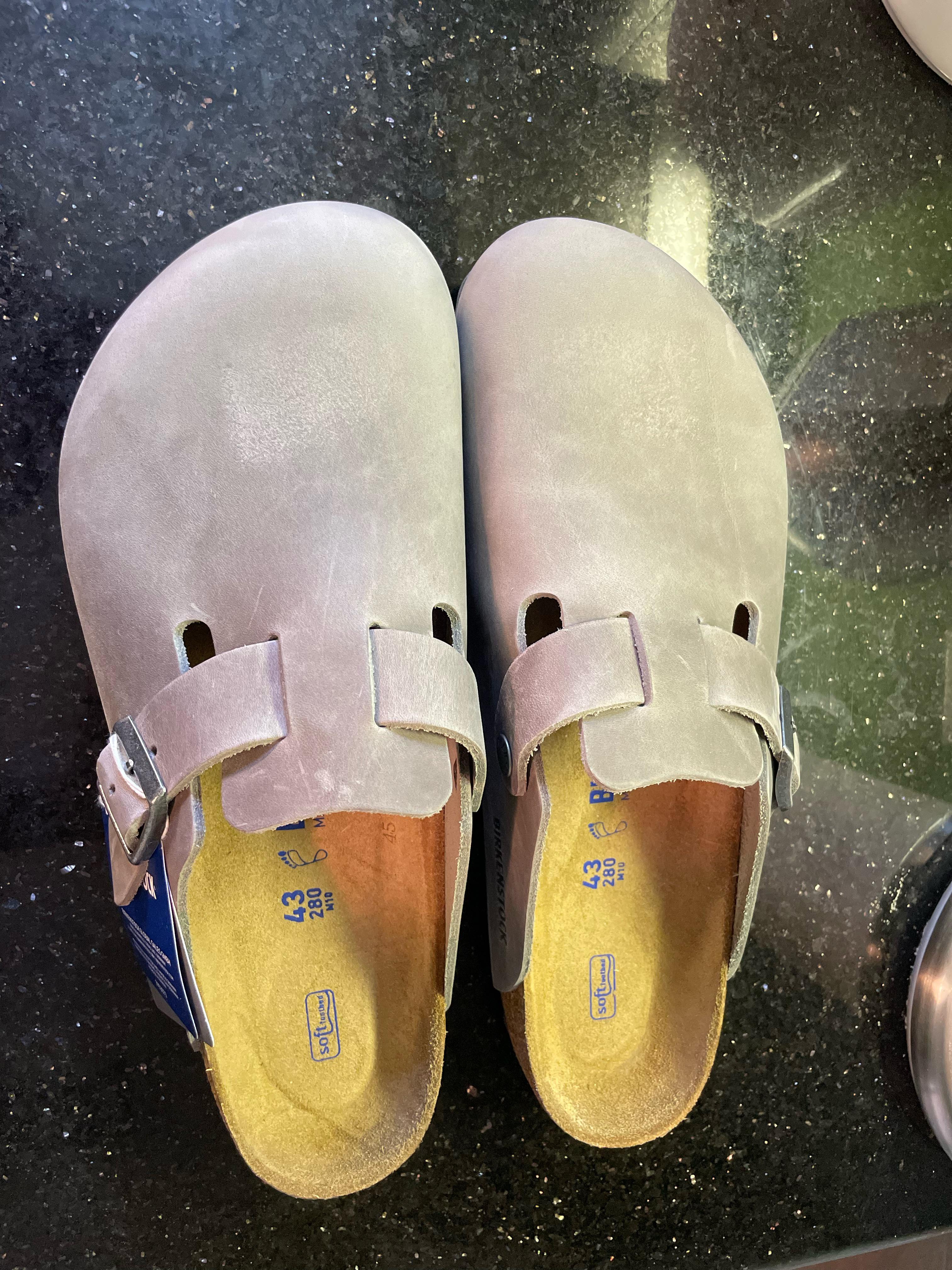 Boston iron color much lighter r/Birkenstocks