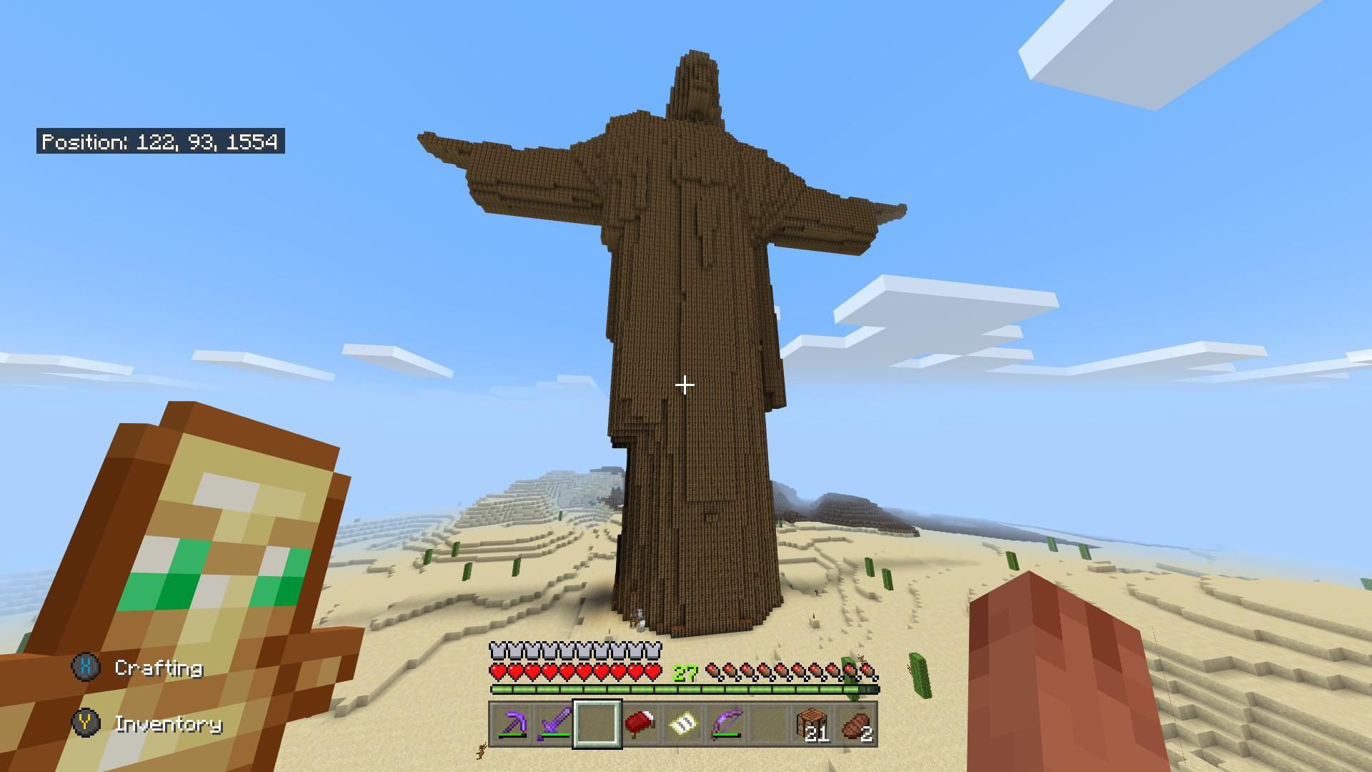 Jesus Statue Rio Minecraft