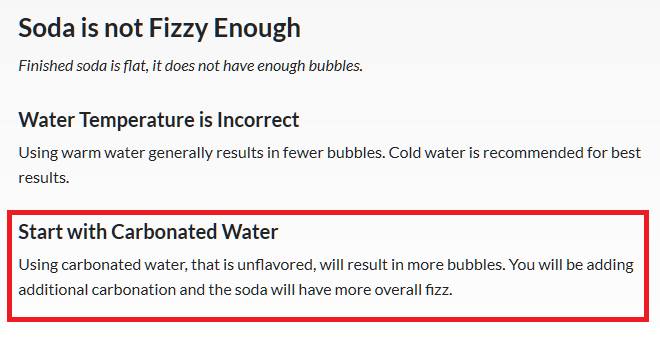 This troubleshooting solution on Sodastream's website. : r