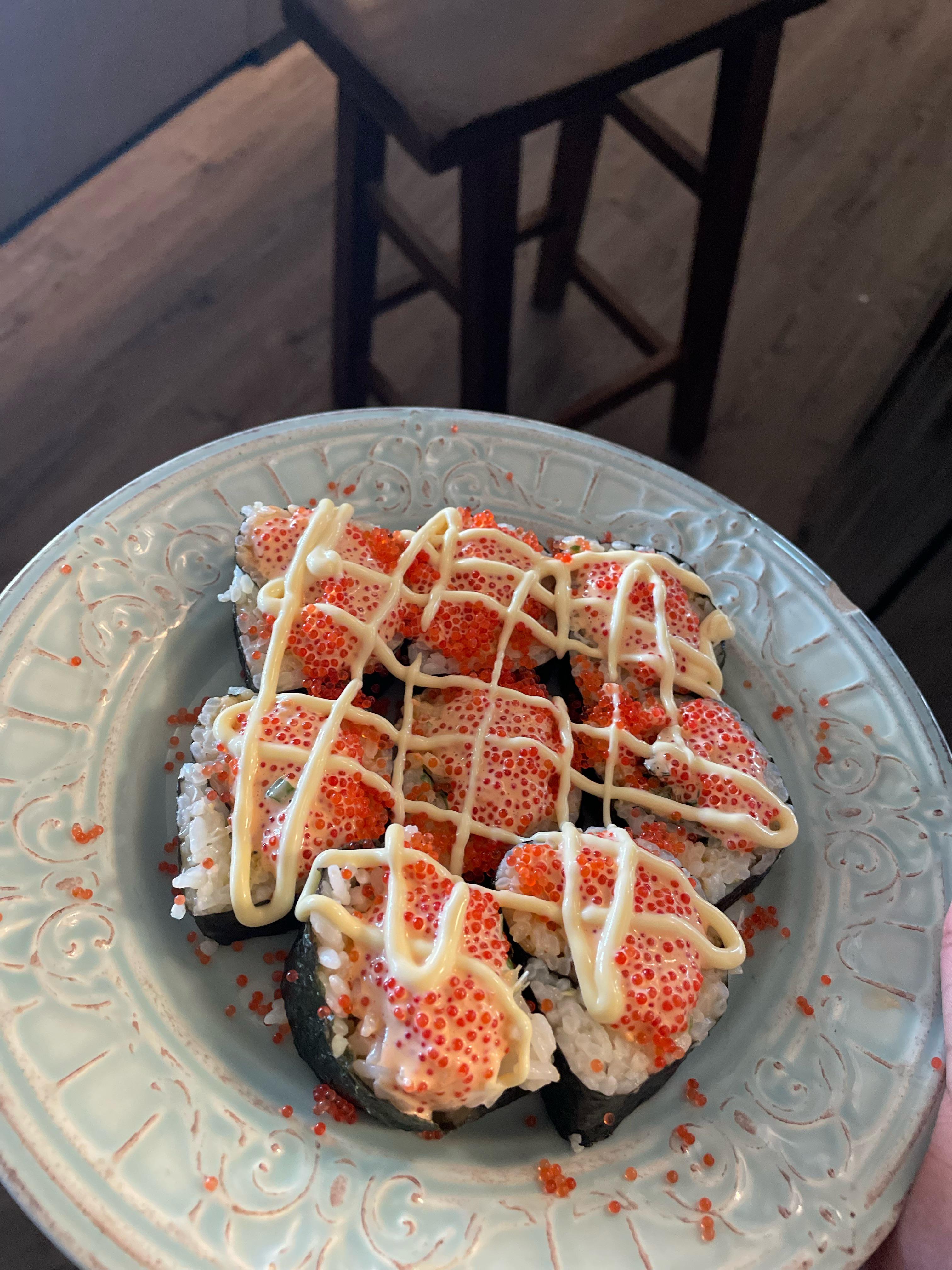 I made snail sushi lol r/sushi