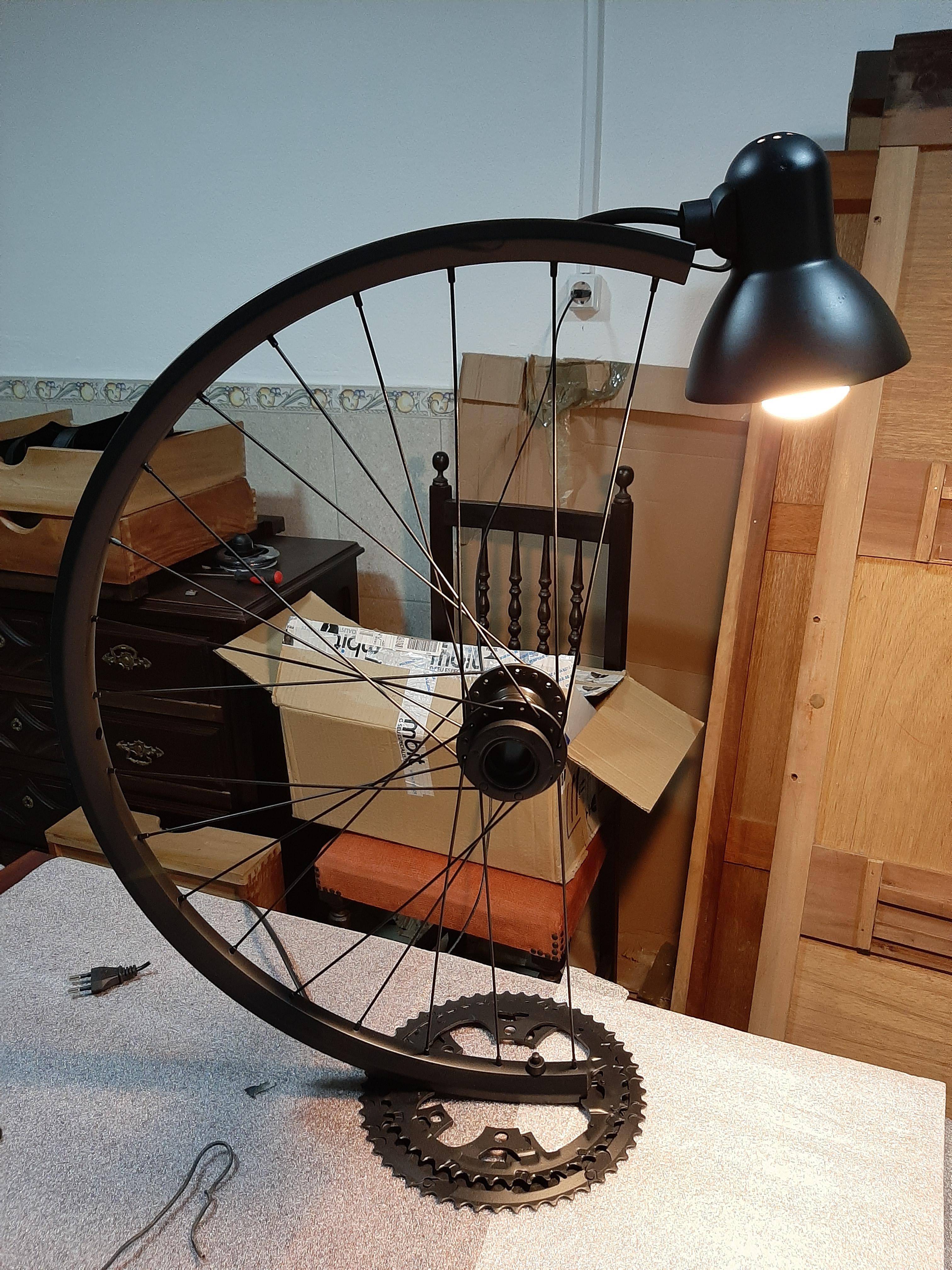 Made this out of used bike parts, in which were garbage basically. r/ZeroWaste