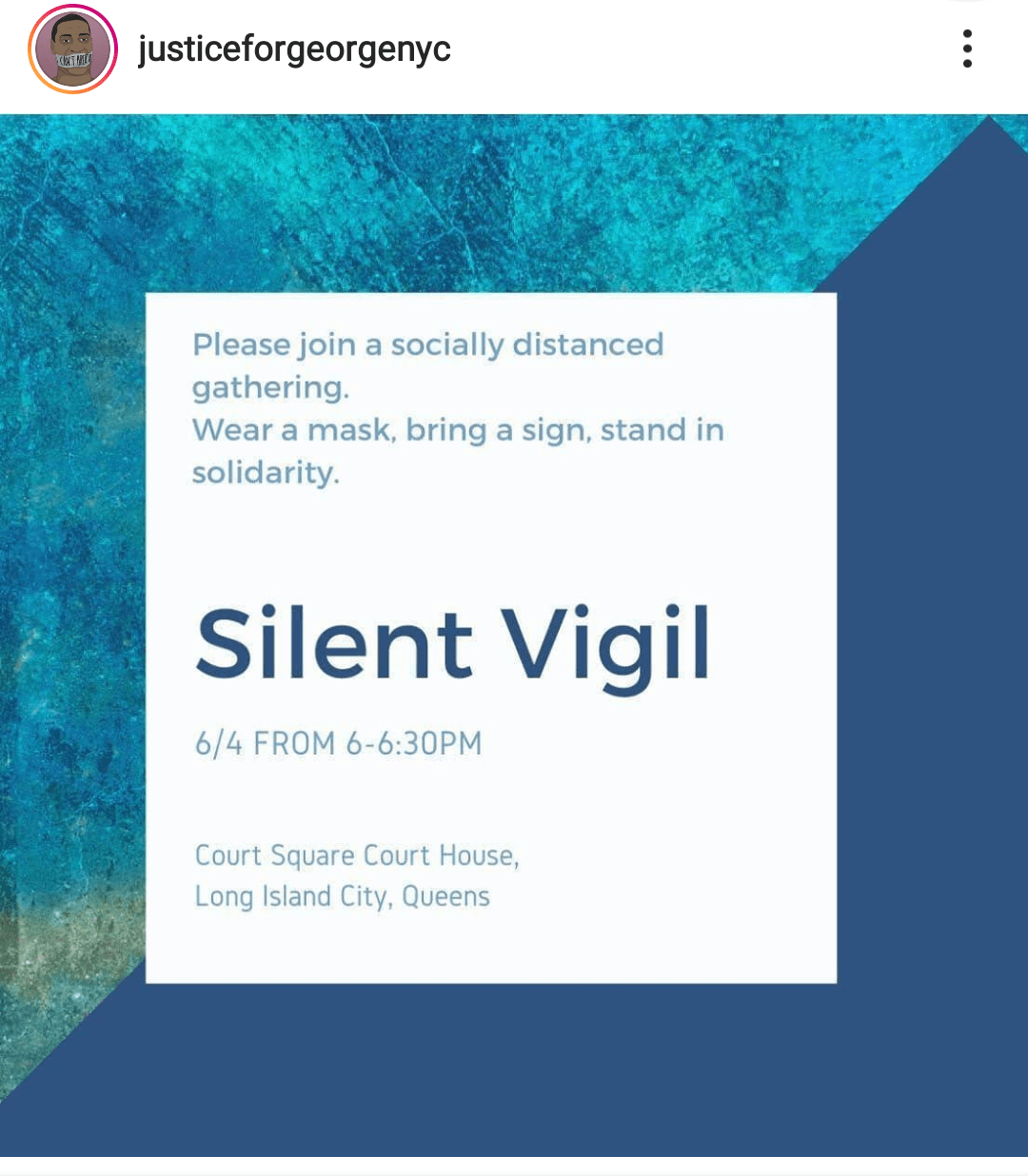 Silent Vigil tonight 6, Court Square LIC r/Queens