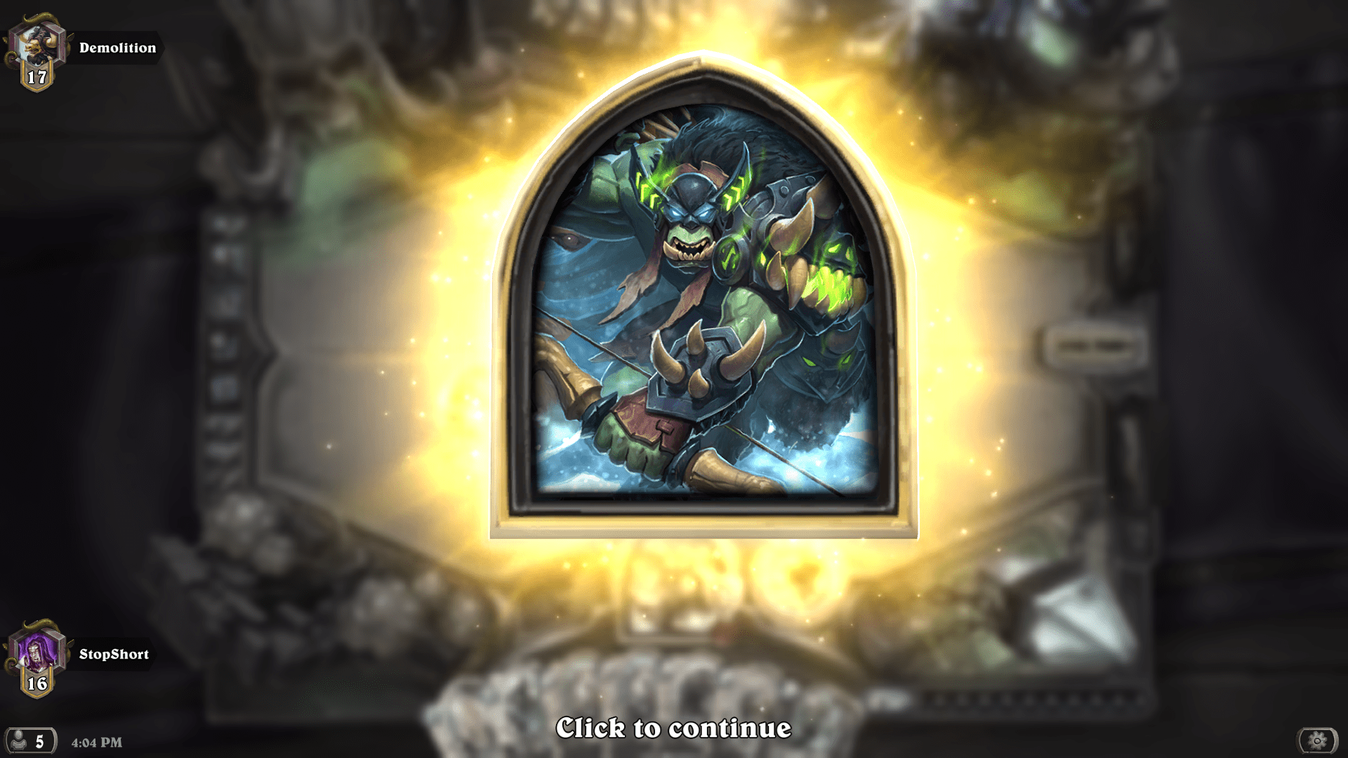 I finally hit my first golden hero! Been playing Quest Hunter, a fun