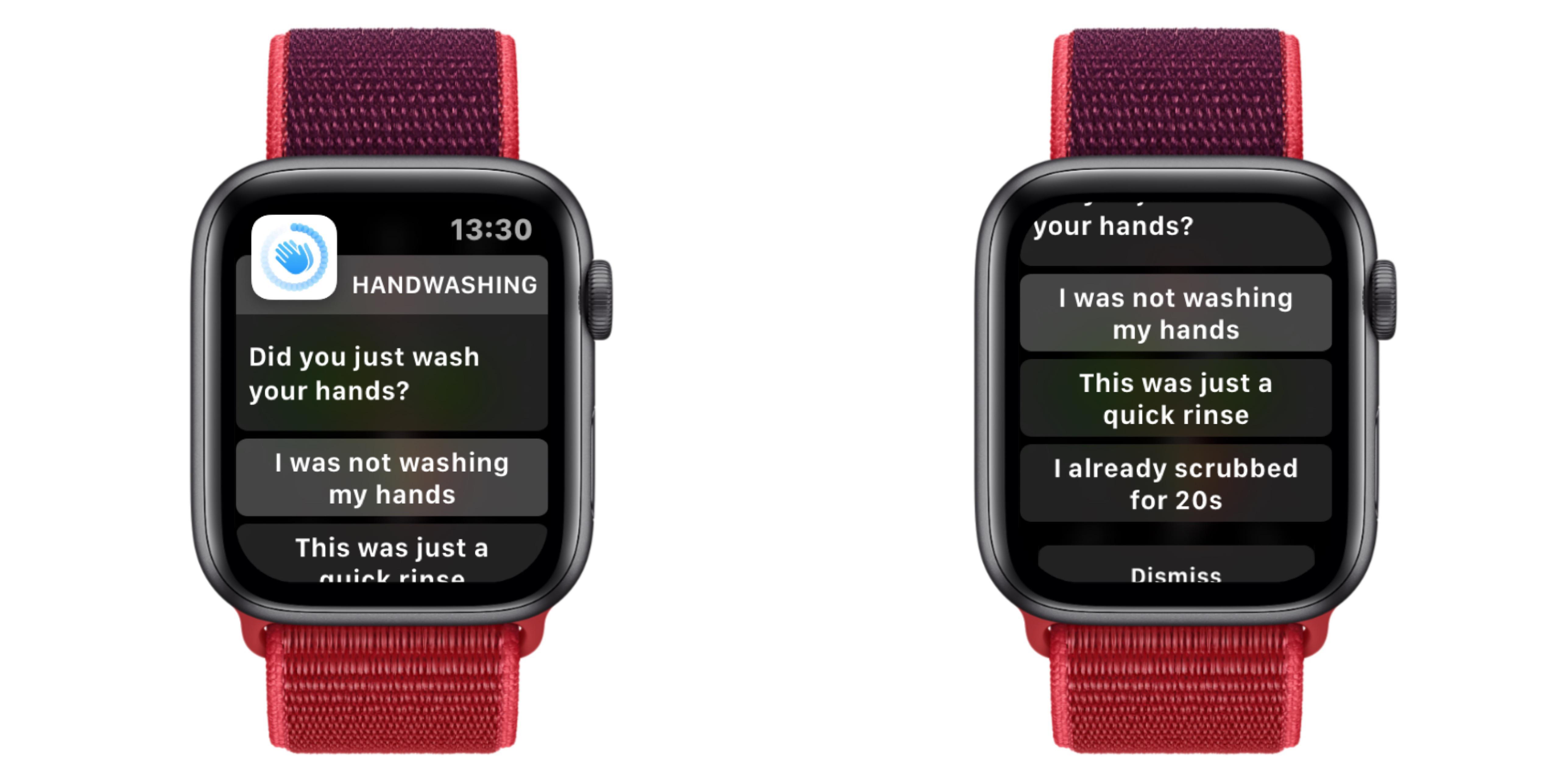 Hand washing reminder in action r/AppleWatch