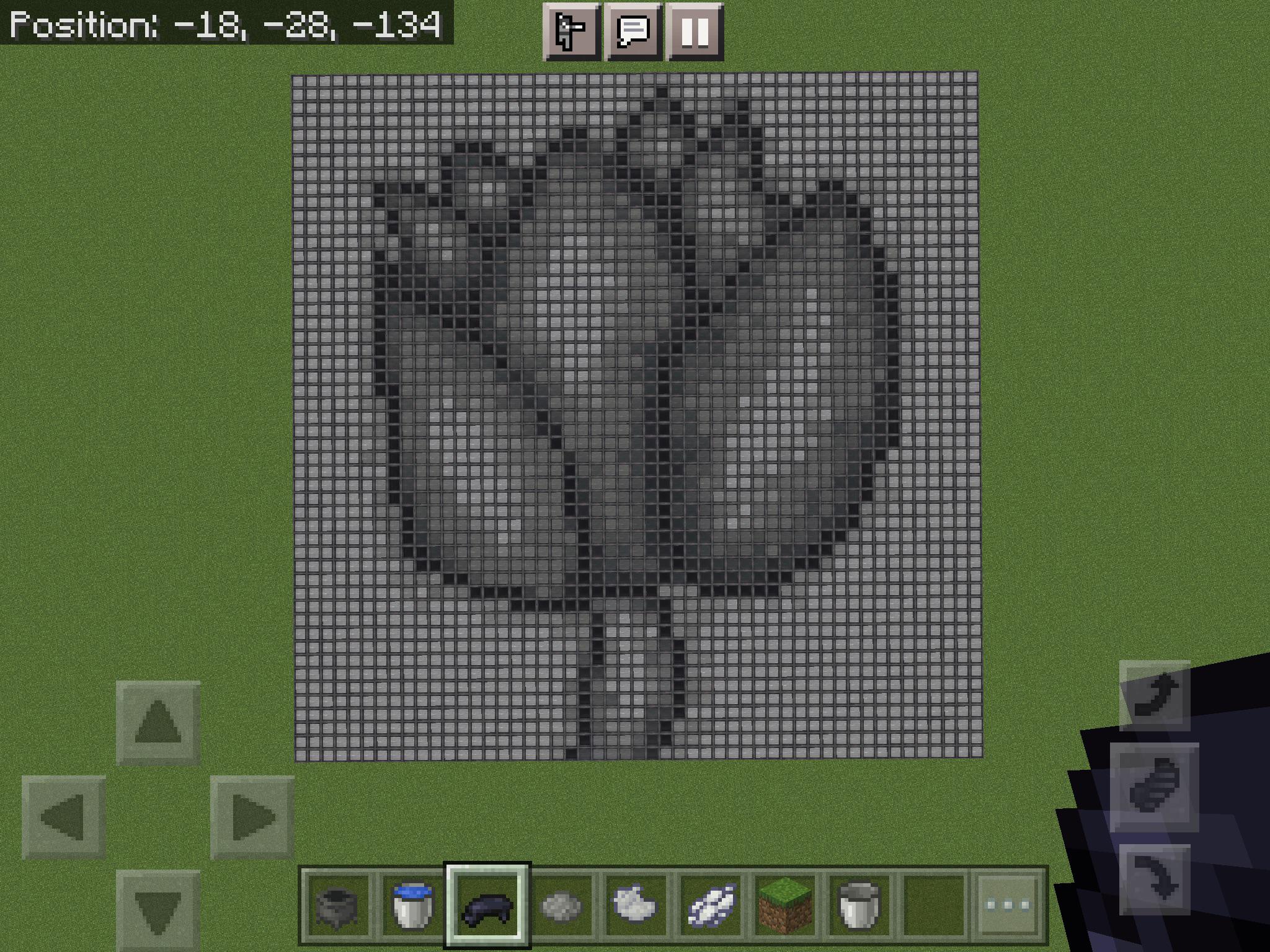 I made art by dying cauldron water! (Bedrock feature) r/Minecraft