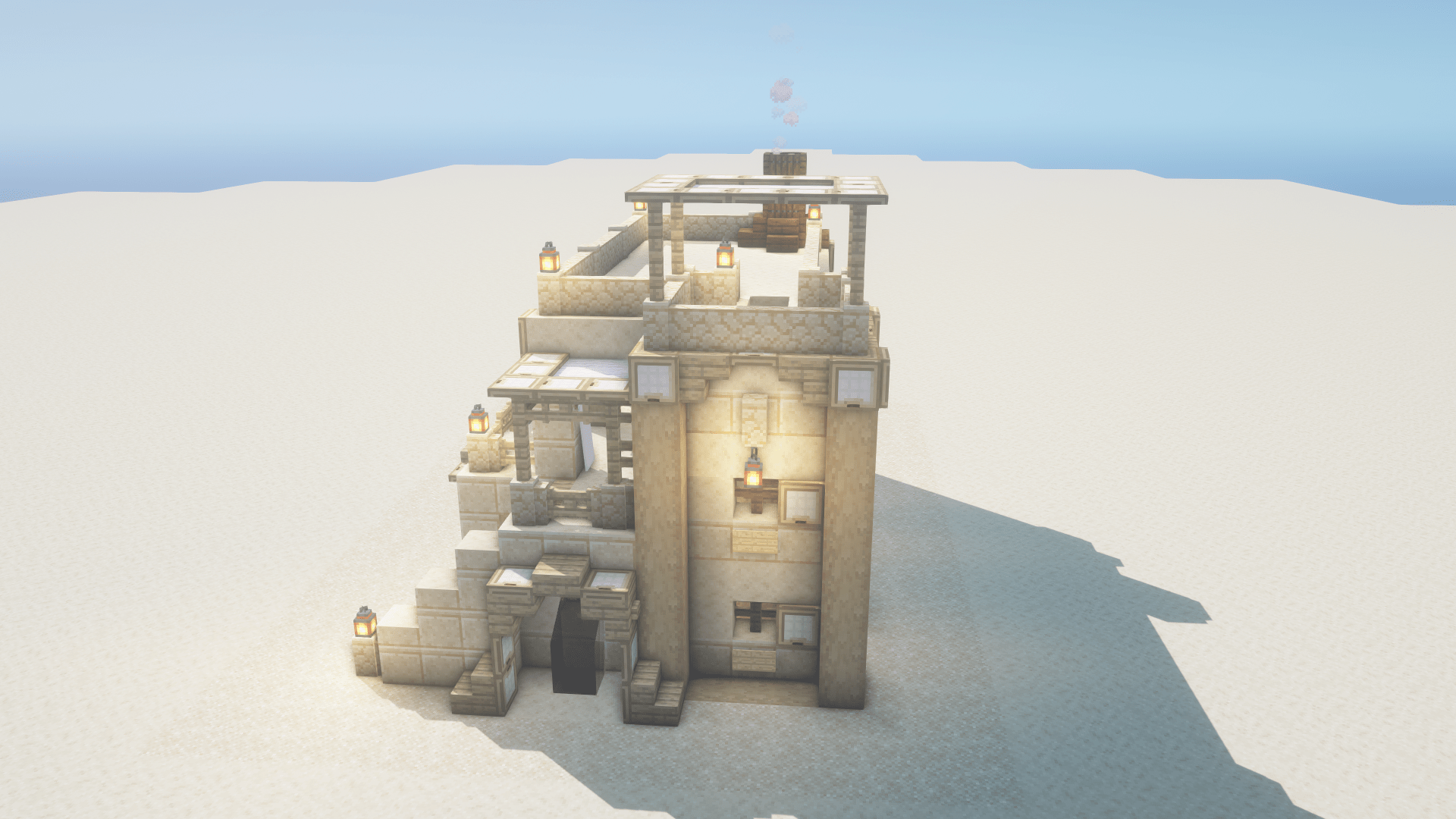 A Desert House I Made : R/Minecraft