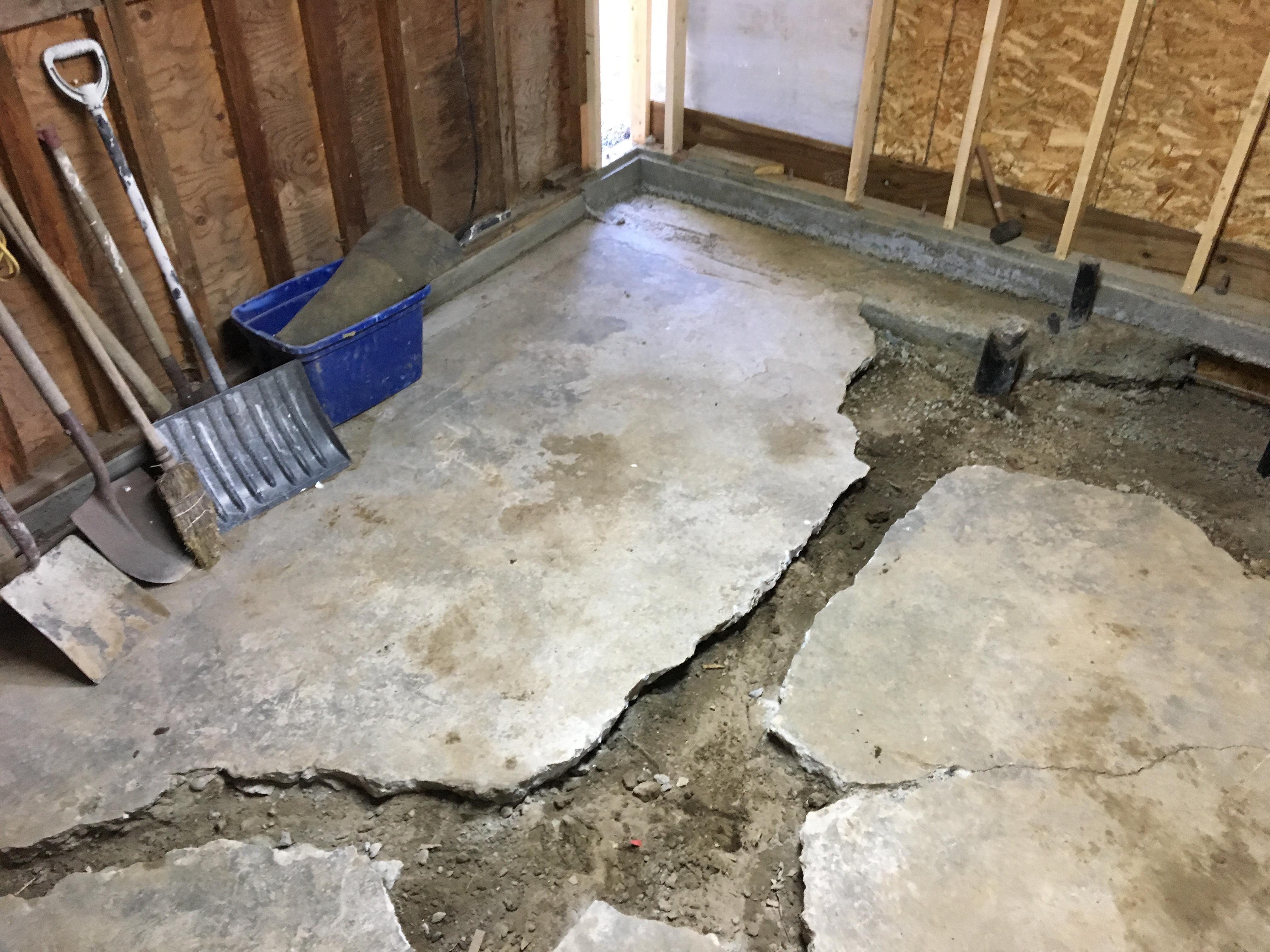 bad concrete slab on my shop / cabin r/stonemasonry