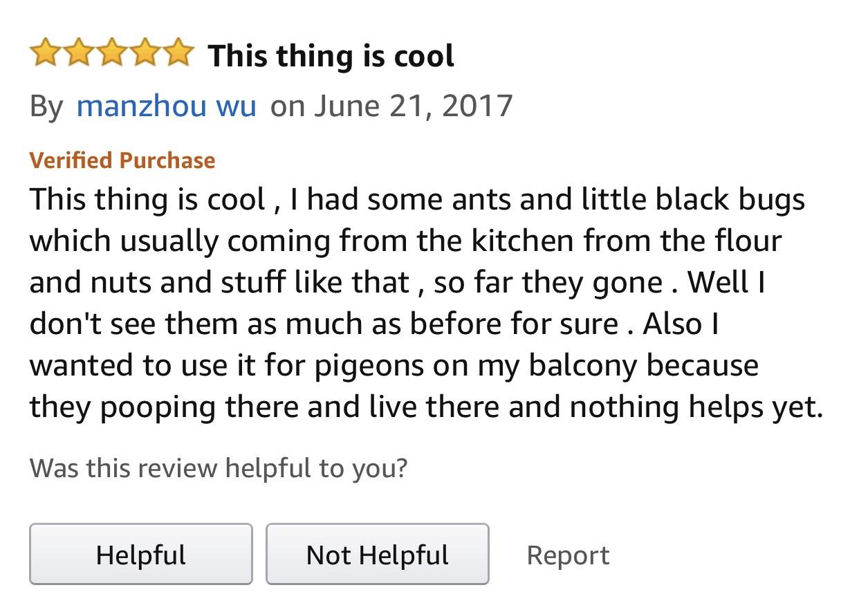 This fake review for a product r/funny