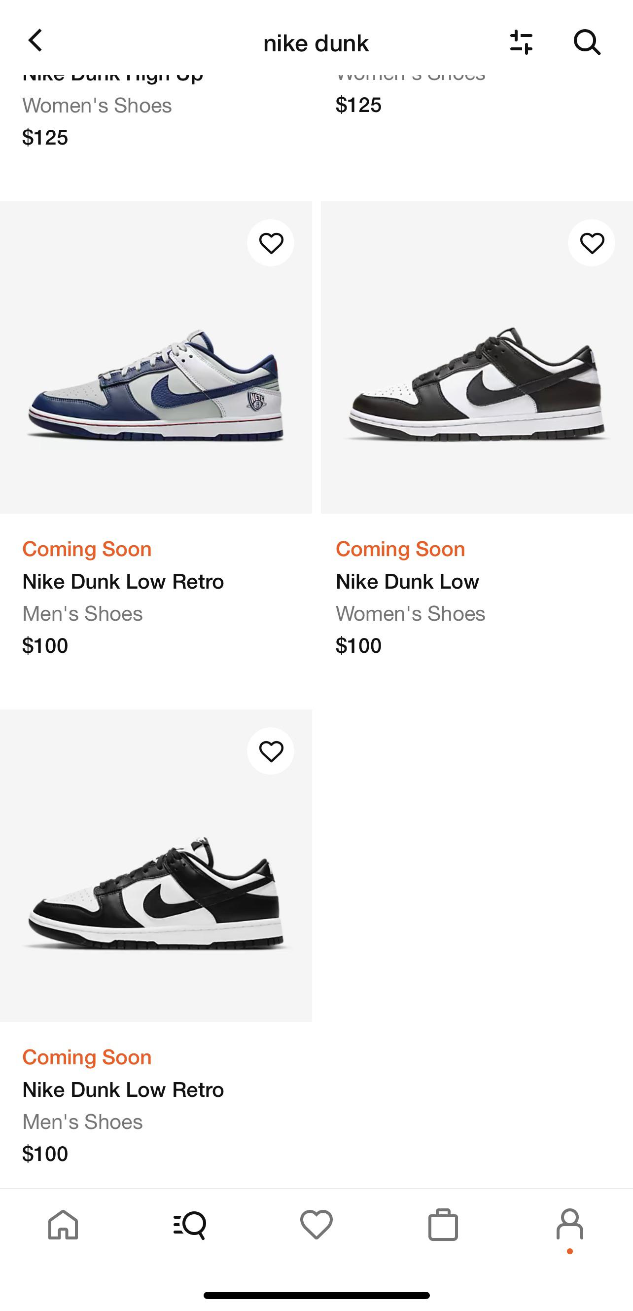 Restocking 2/22 on the Nike App. Hope I can get the W this time! 🤞🏼🤞🏼