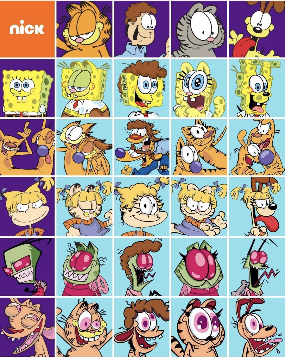 Nickelodeon bought Garfield and posted this r/pics