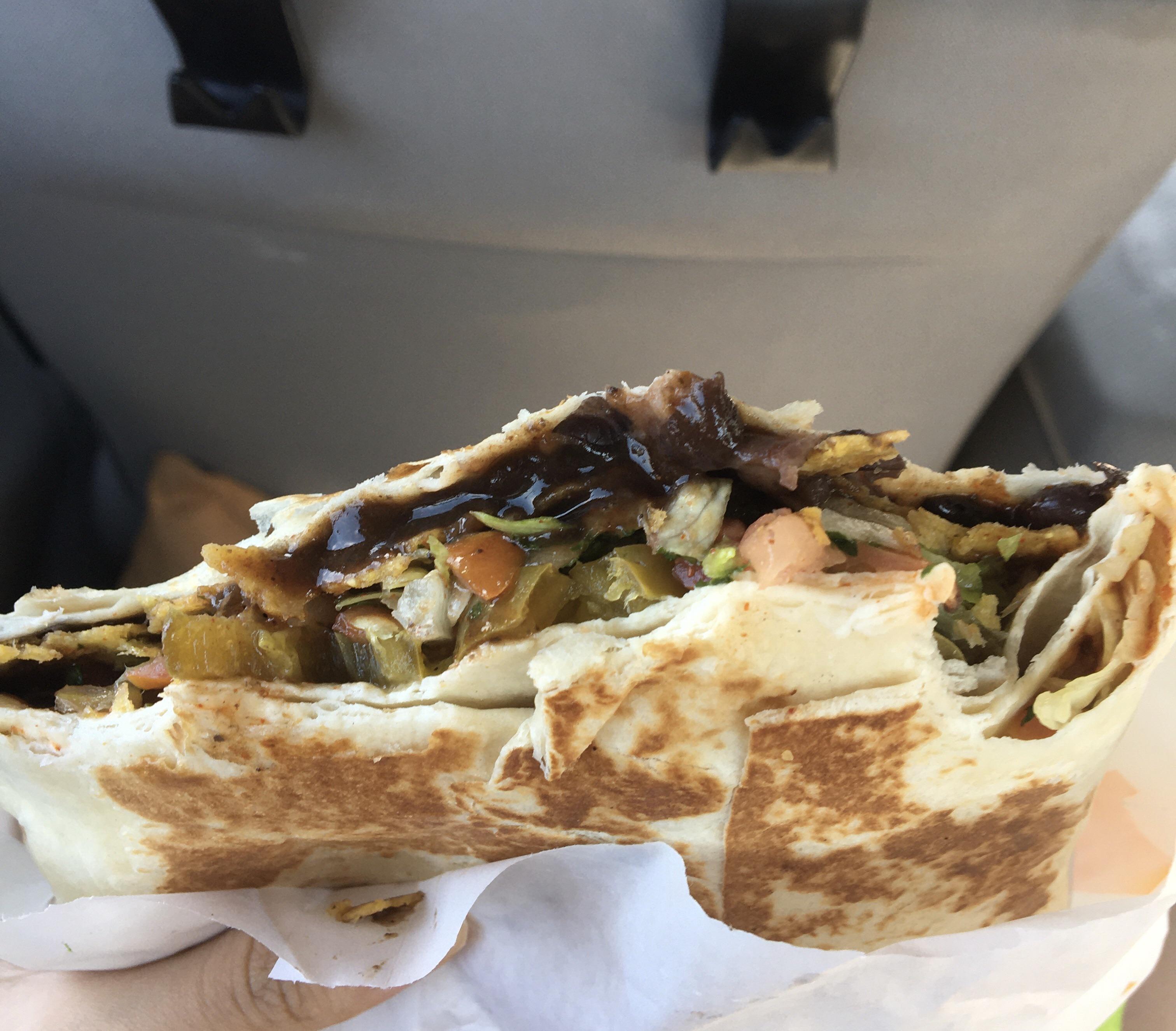 Black bean Crunchwrap from Taco Bell r/ShittyVeganFoodPorn