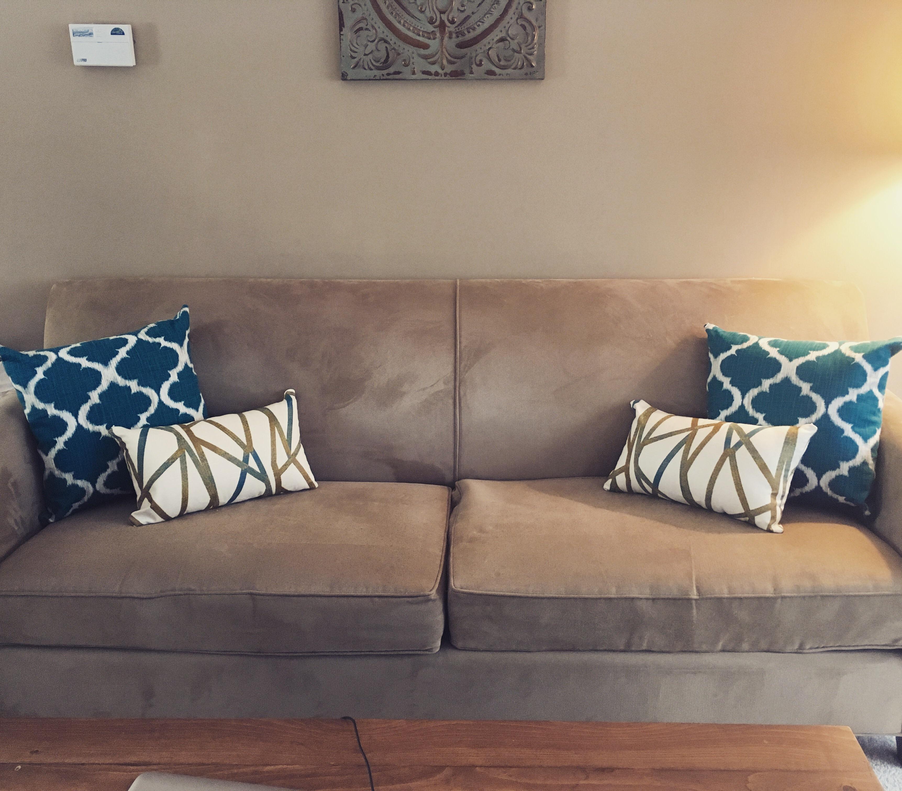 Finally finished the throw pillows that I’ve had sitting in my