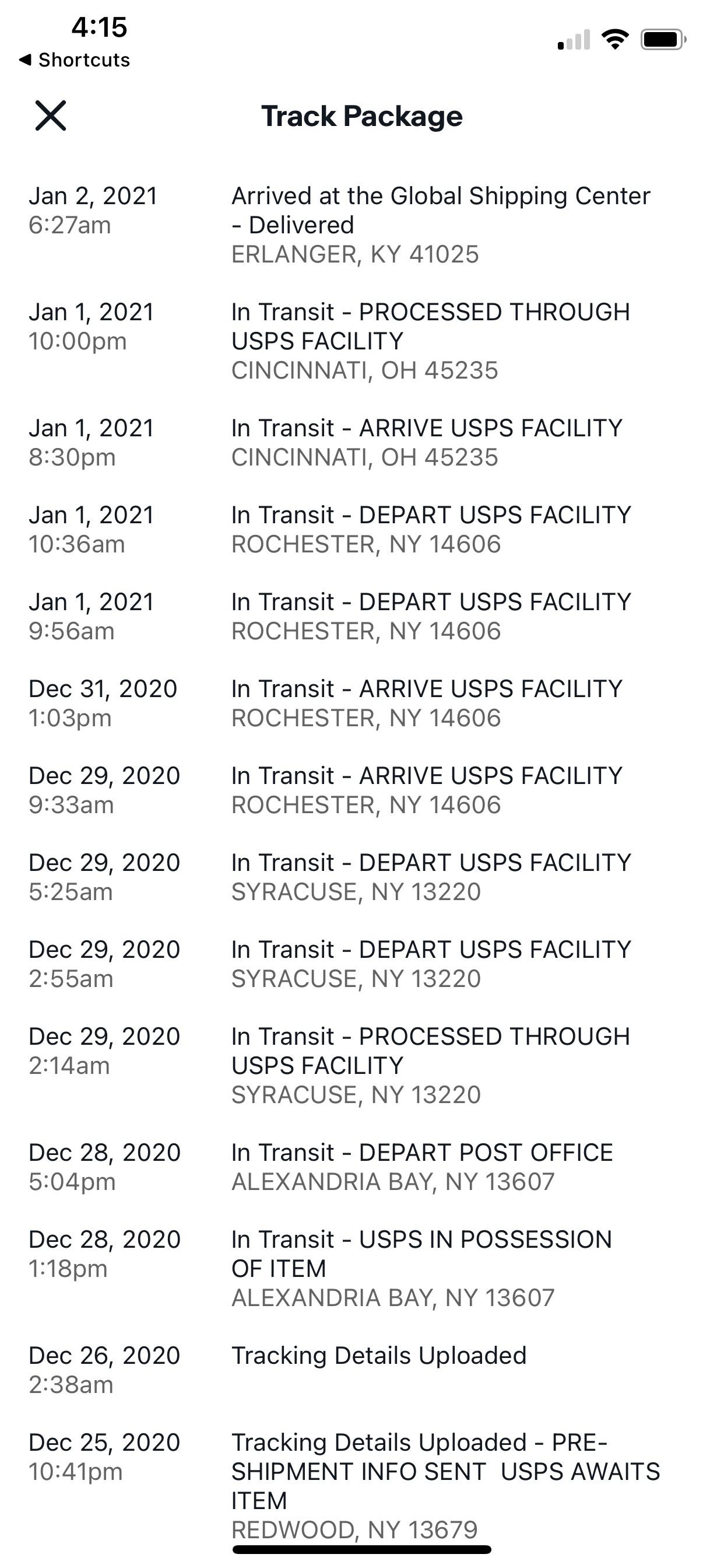 Anyone else experiencing REALLY slow shipping with the Global Shipping