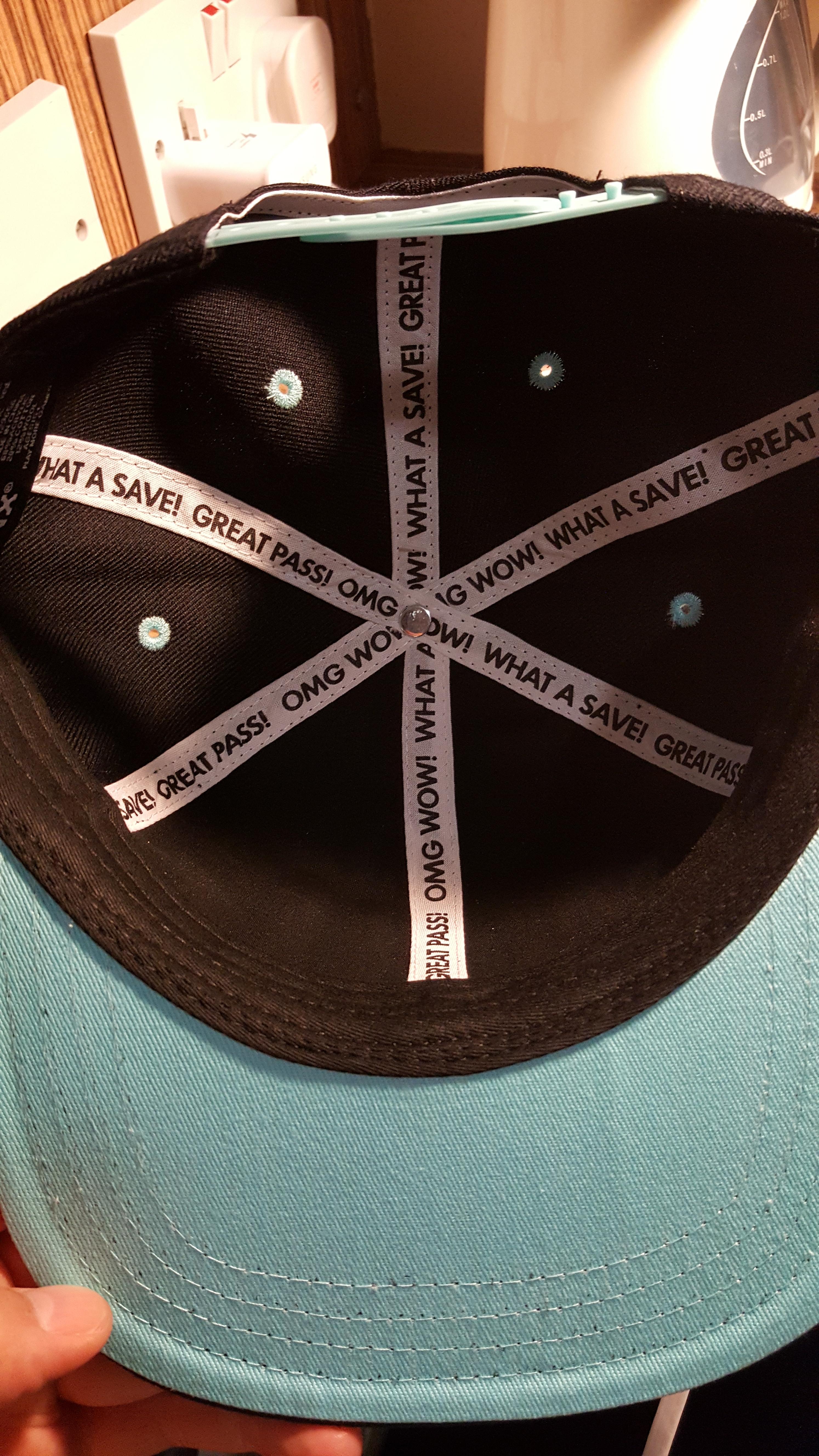 The inside of the rocket league hats sold at rlcs r/RocketLeague