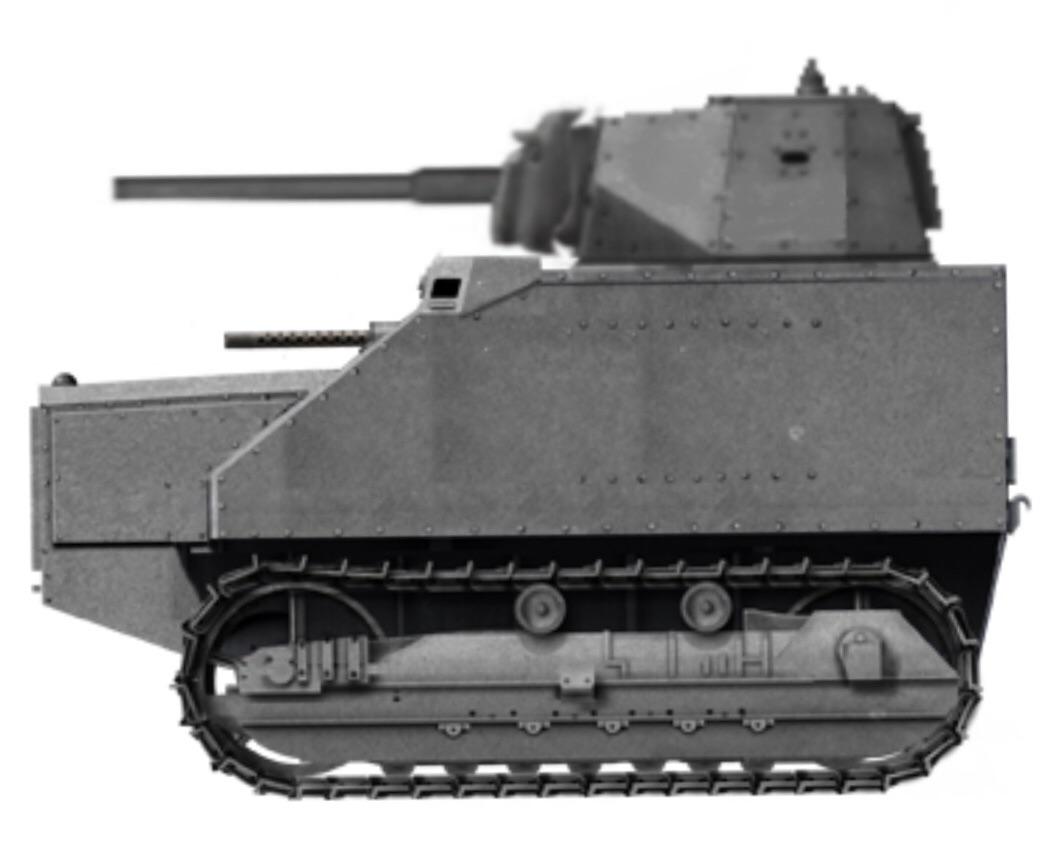 Disston Tractor Tank upgunned r/CursedTanks