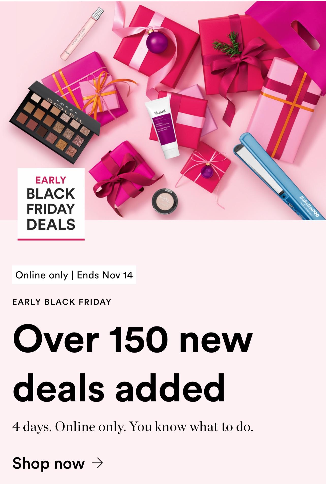 Ulta Early Black Friday deals, ends on 11/14 r/MUAontheCheap