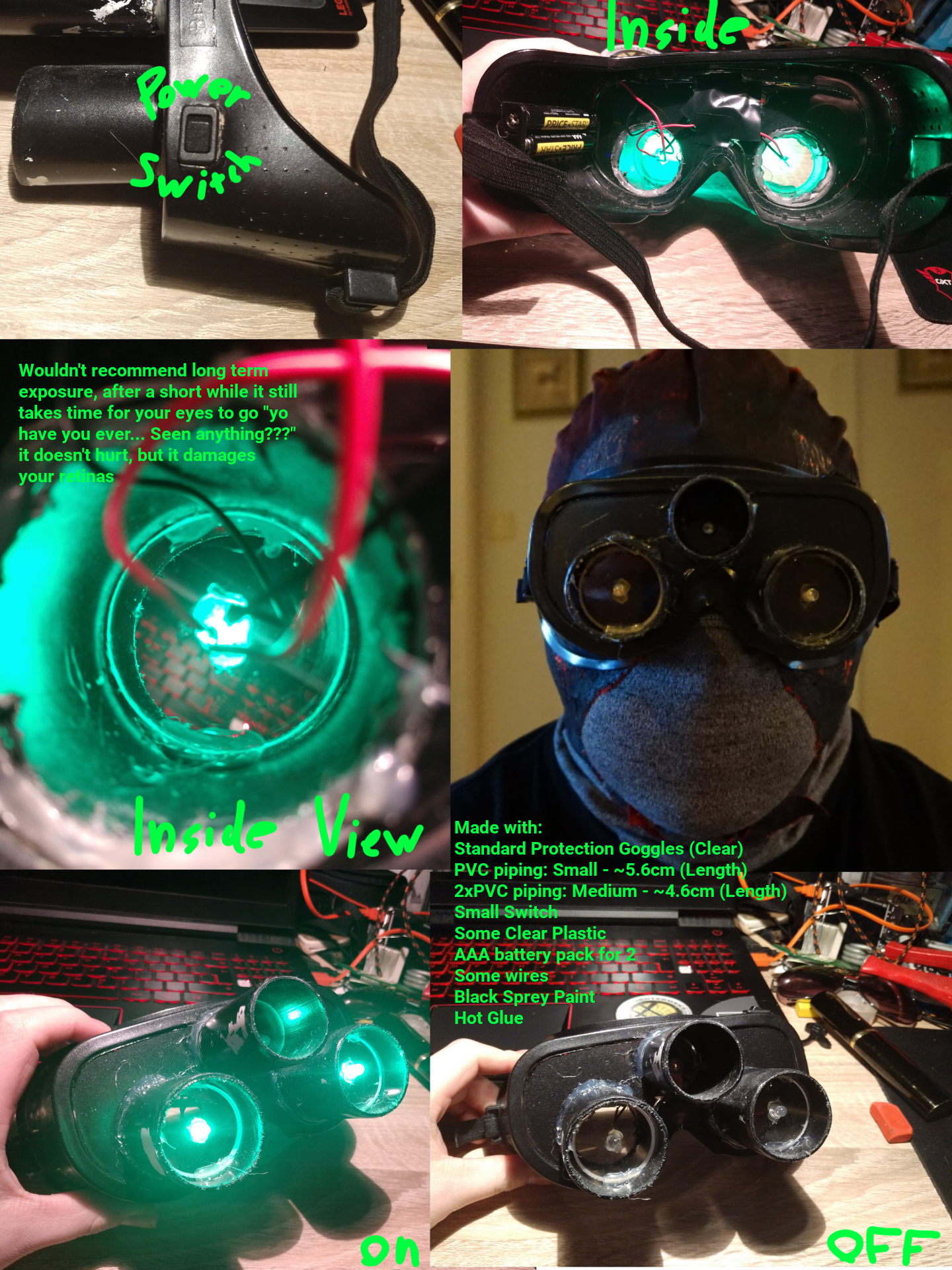 For anyone who wants to know how my goggles work r/Splintercell