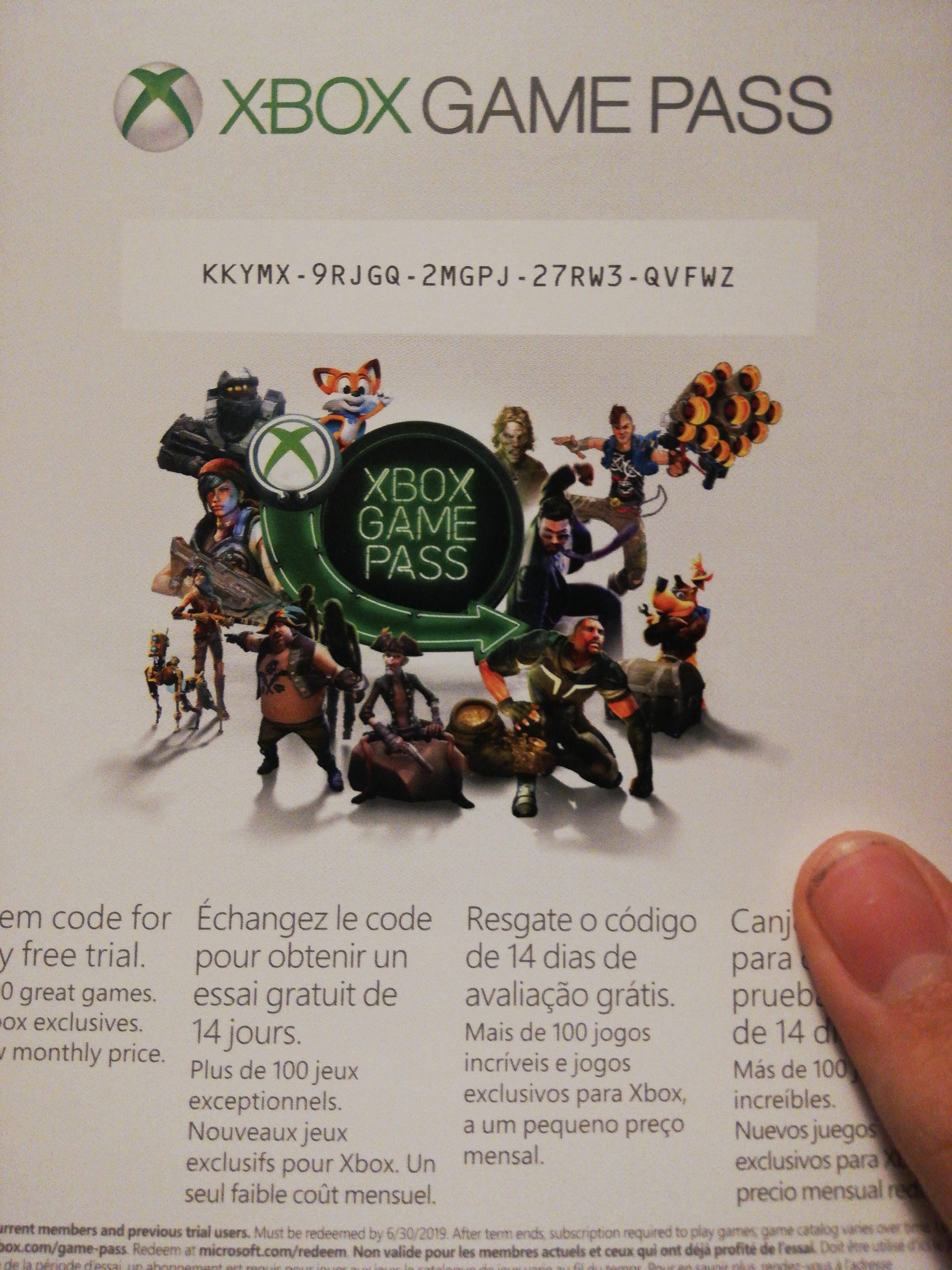 Free 14 days of Game Pass for whoever wants it ) Merry Xmas and Happy