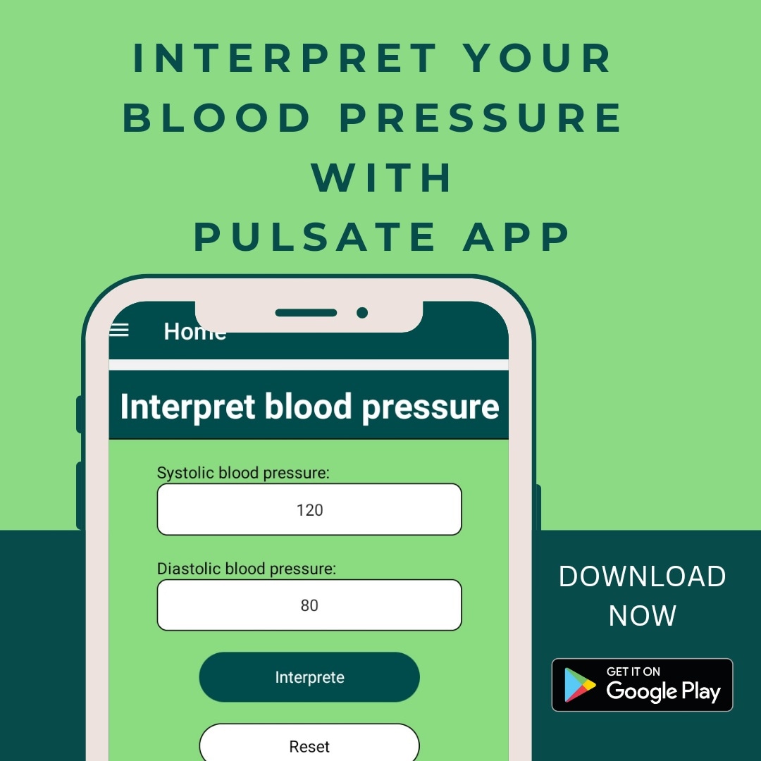 Pulsate Blood Pressure App is an easytouse blood pressure