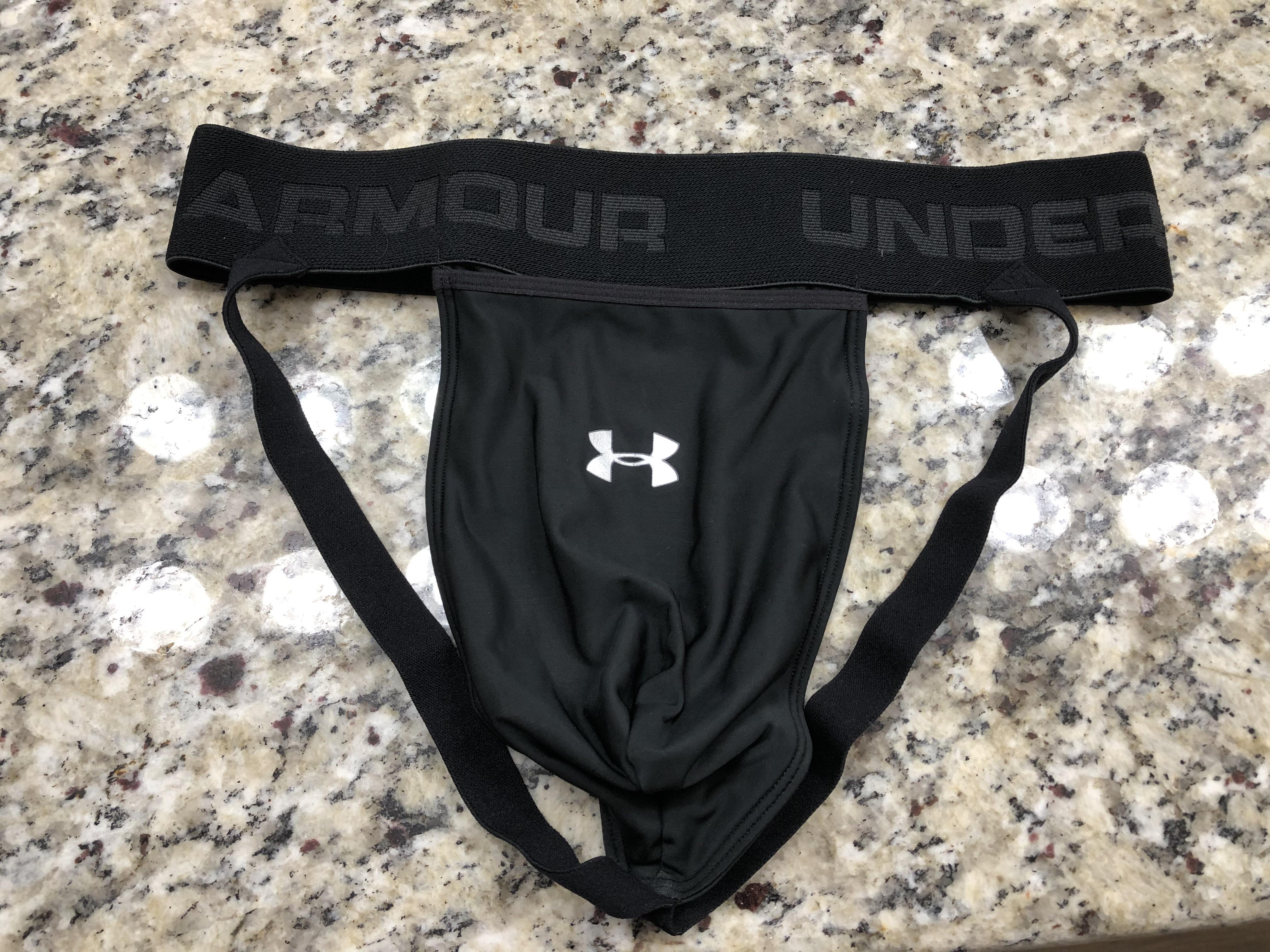 XL Black Under Armour Cup Pocket Jockstrap. Thinking of selling since