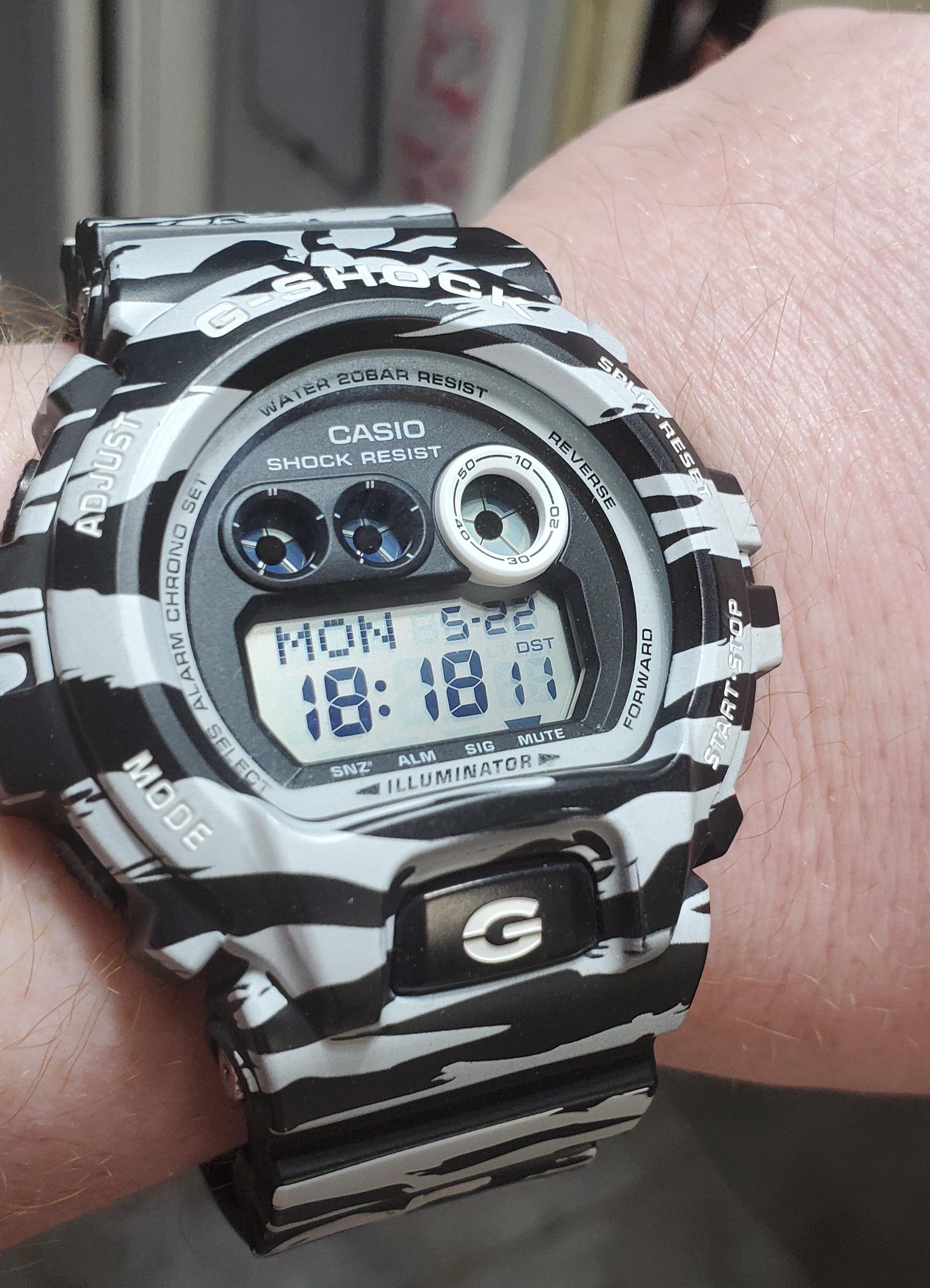 Feeling adventurous today 🦓 r/gshock