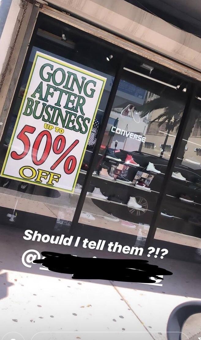 Out of business in Little Havana, Miami. BoneAppleTea