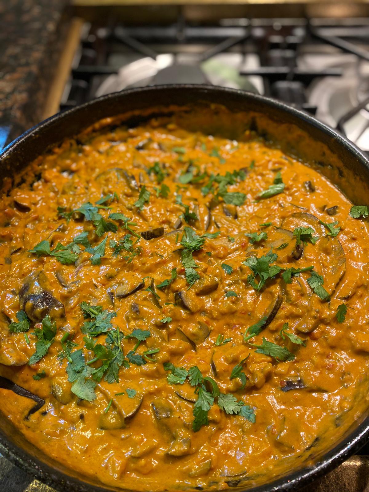 Eggplant Curry in Coconut Milk r/veganrecipes