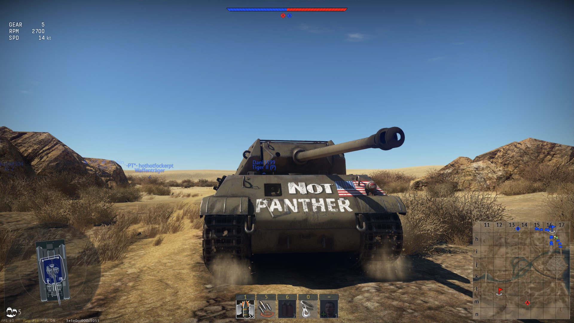 The correct paint job for the M10 Panther r/Warthunder