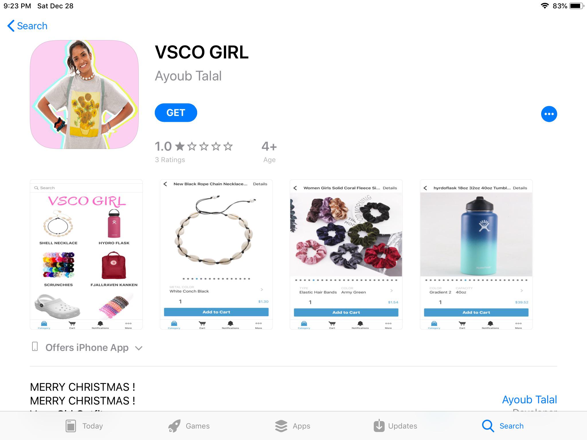 A VSCO Girl Shopping app... what has society come to r/giofilms