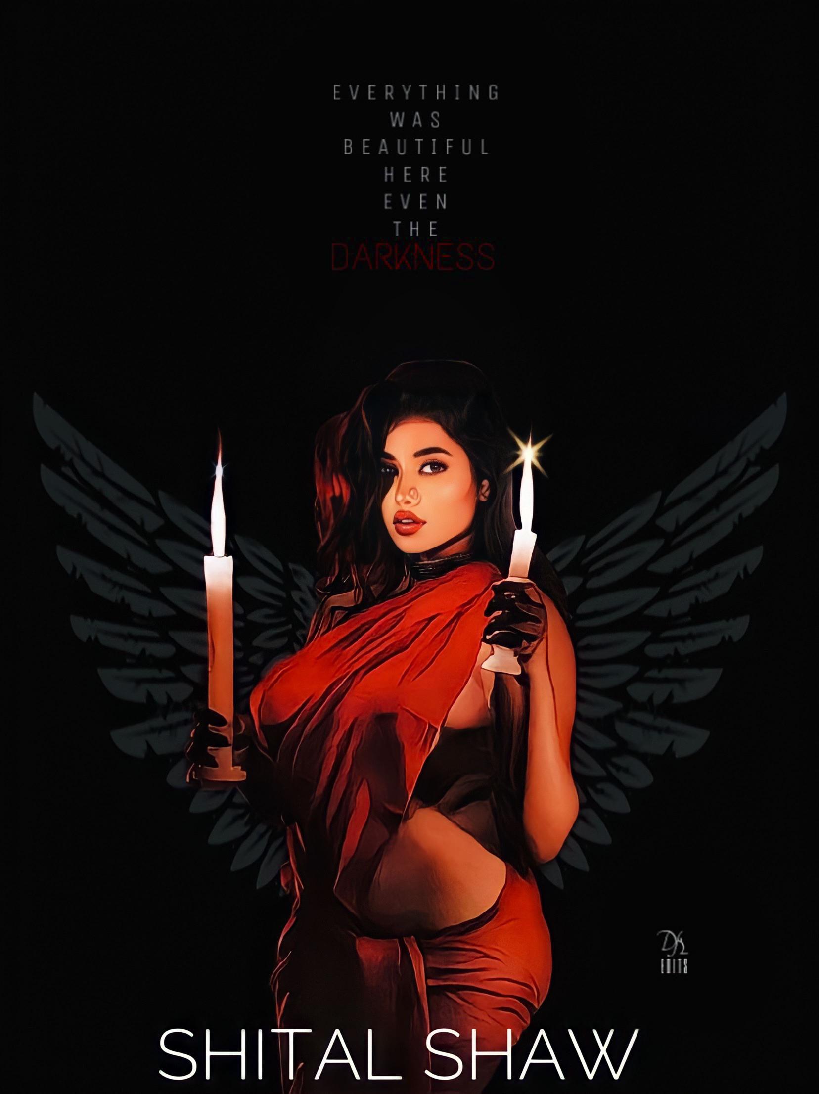 The Beauty in DARKNESS #Shitalshaw 🔥 ️‍🔥 : NavelAddict