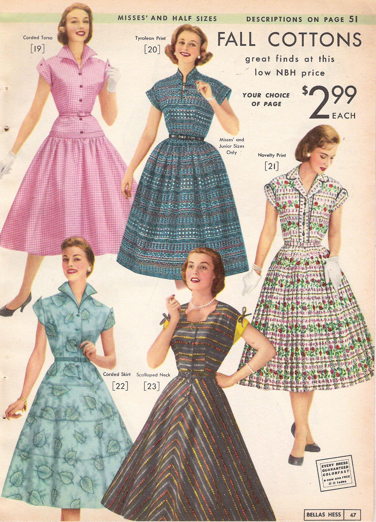 50s house dress pattern r/sewing