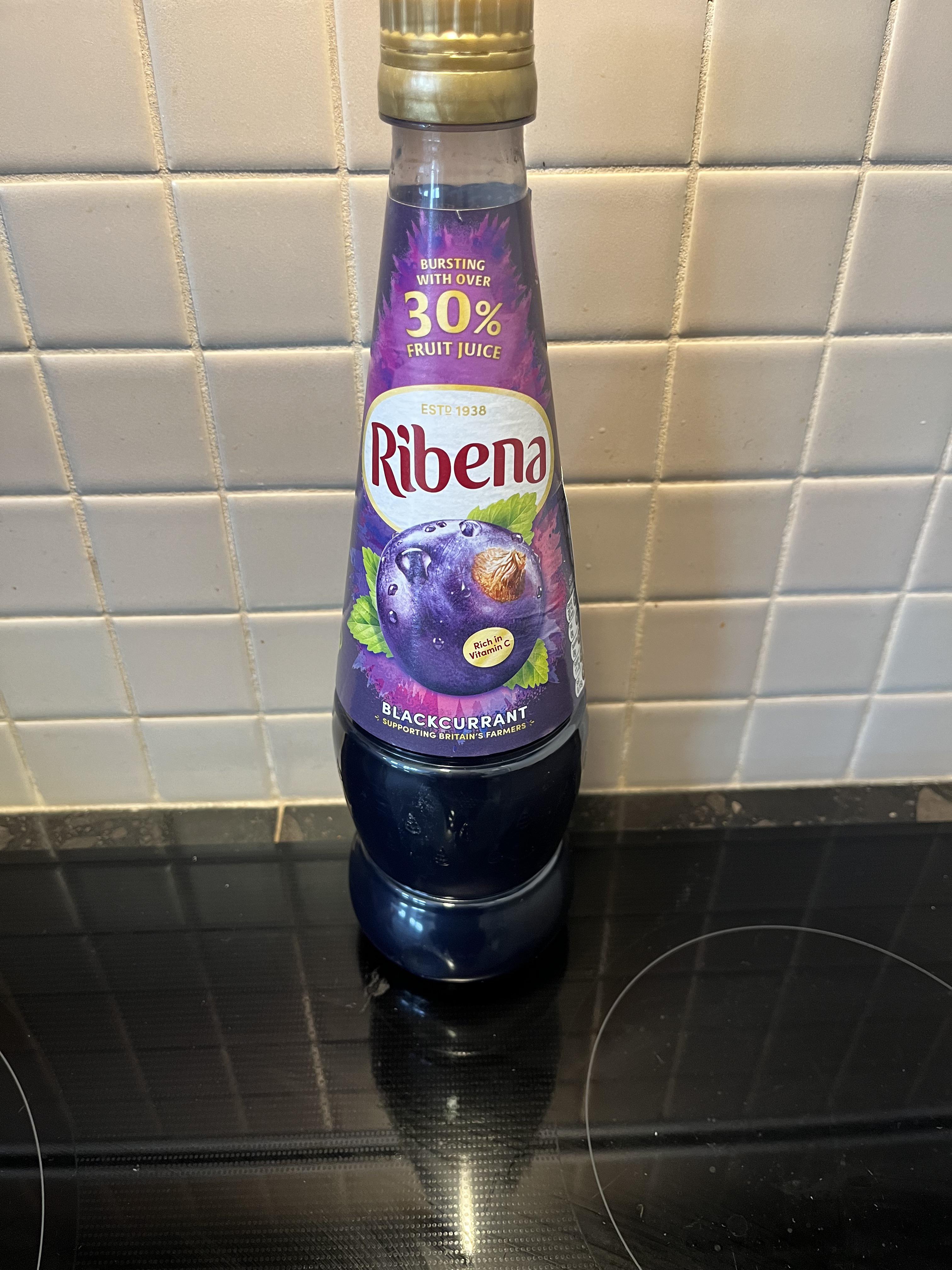 First time trying Ribena, as black current is illegal in the States